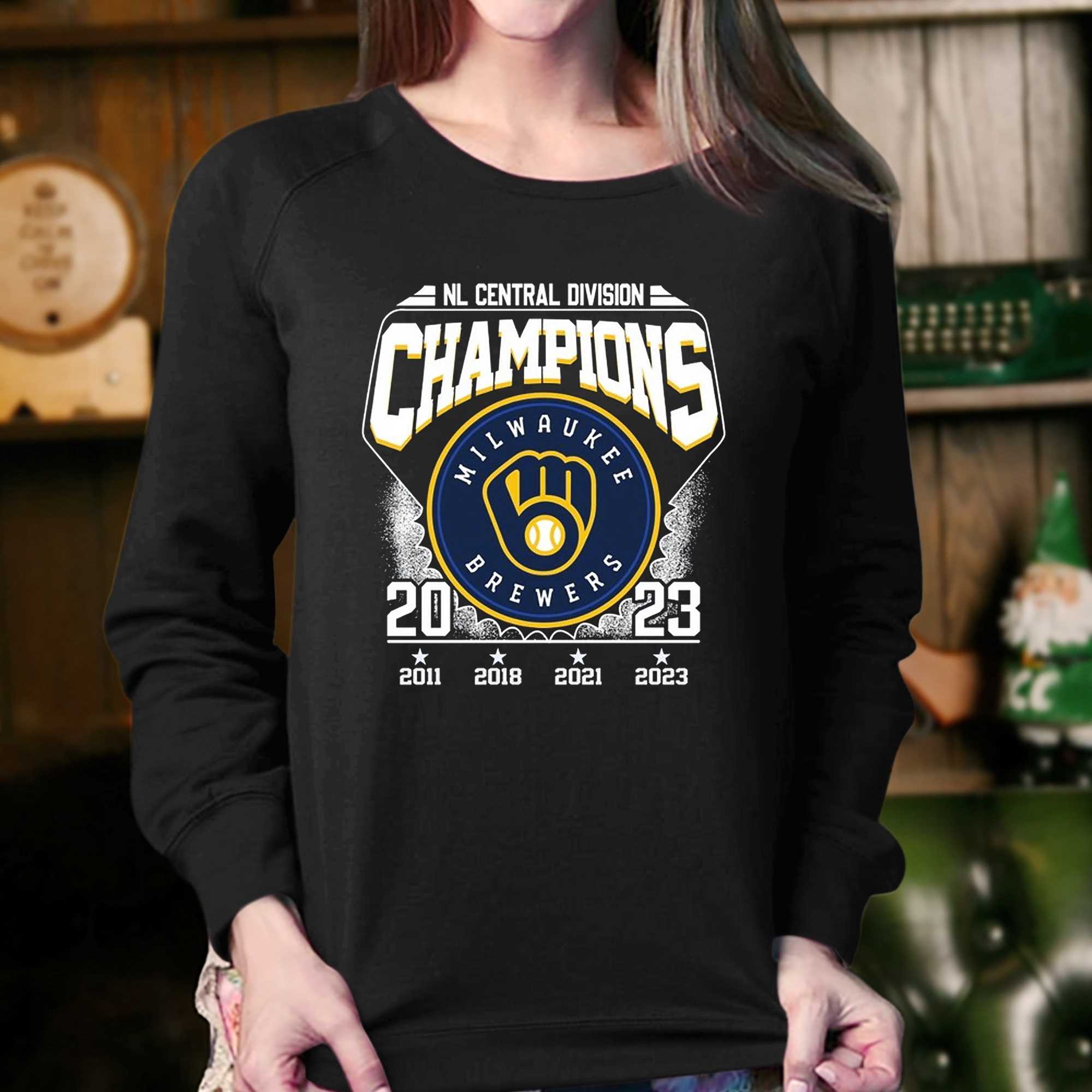brewers nl central champs gear