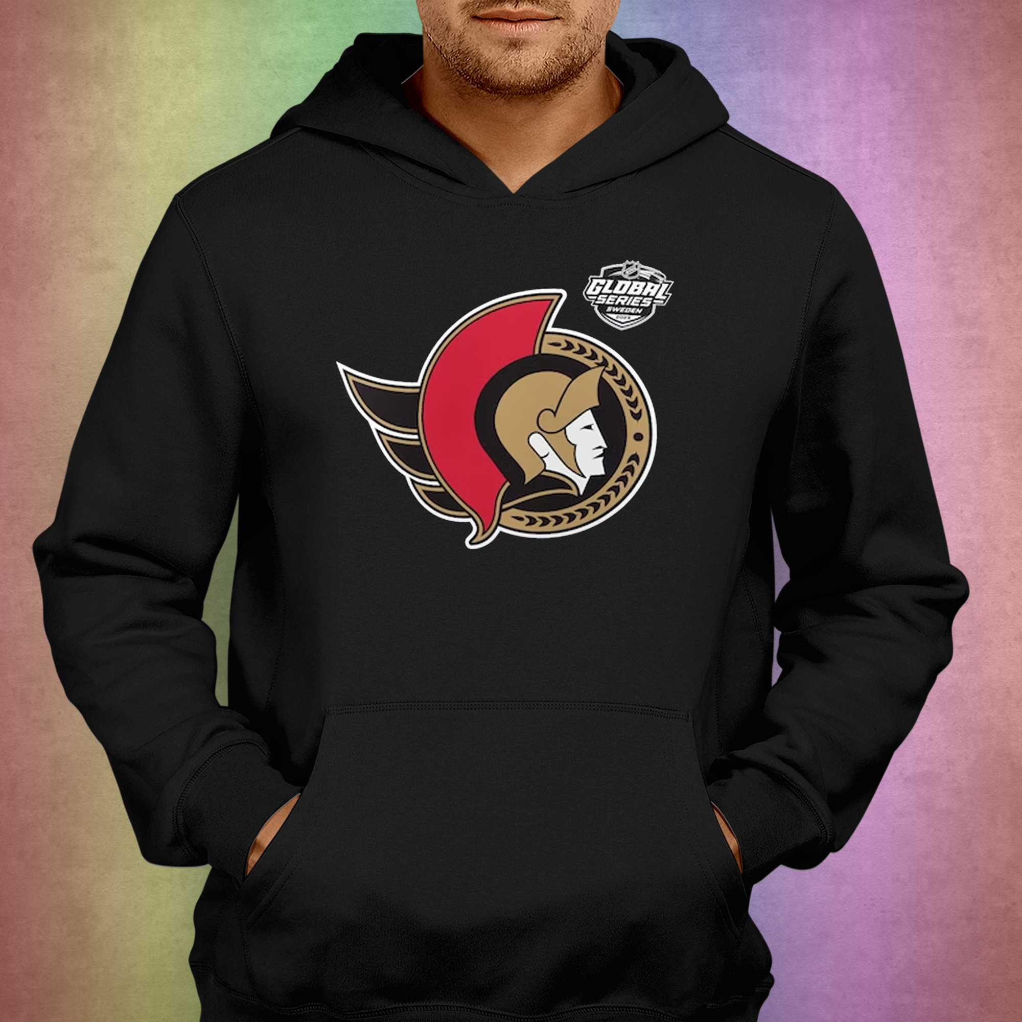 Ottawa Senators Merch Shop - Fanatics Ottawa Senators Team Cover Hoodie  Sweatshirt Unisex Black