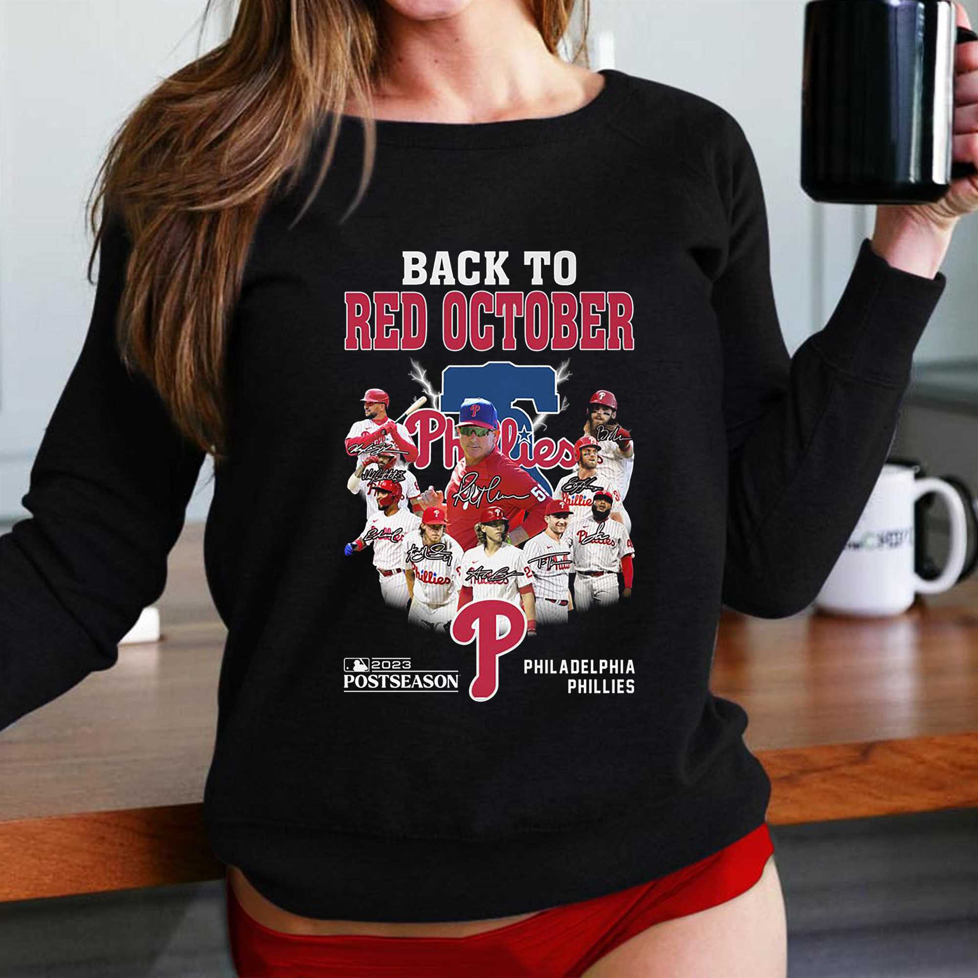Philadelphia Phillies Red October Sweatshirt - Trends Bedding