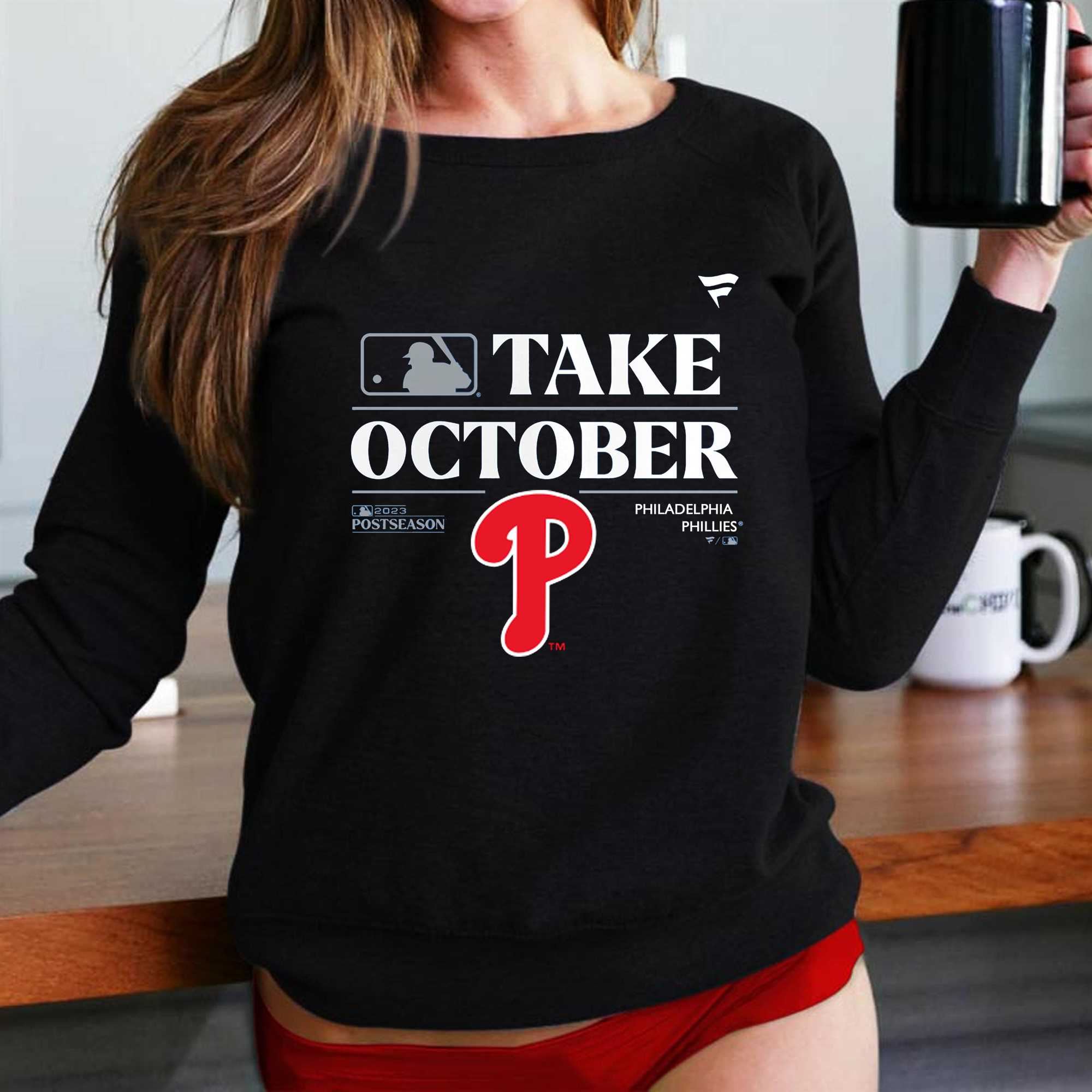 Philadelphia Phillies Take October Playoffs Postseason 2023 Shirt Ladies Tee