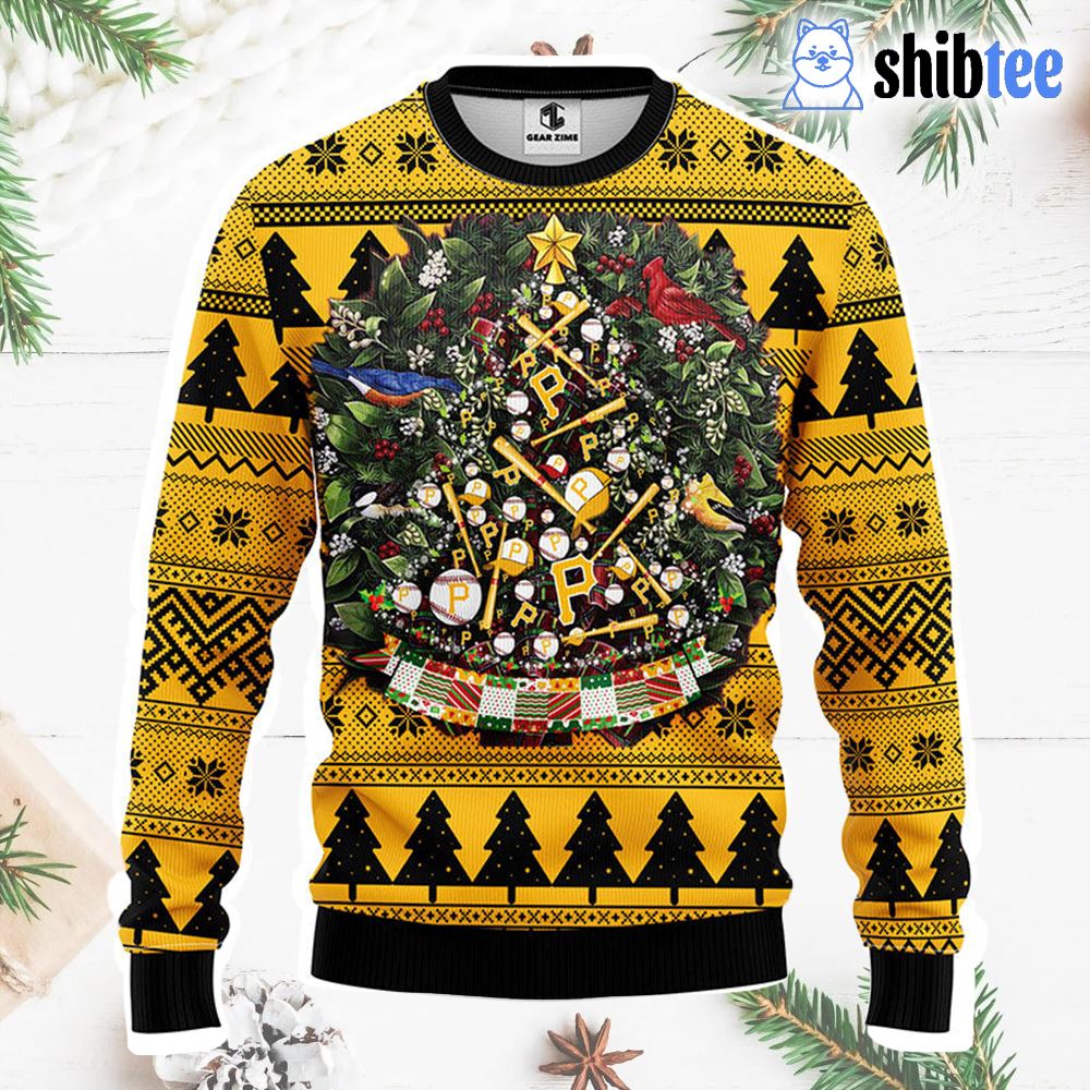 Pittsburgh Pirates Pub Dog Christmas Ugly Sweater - Shibtee Clothing