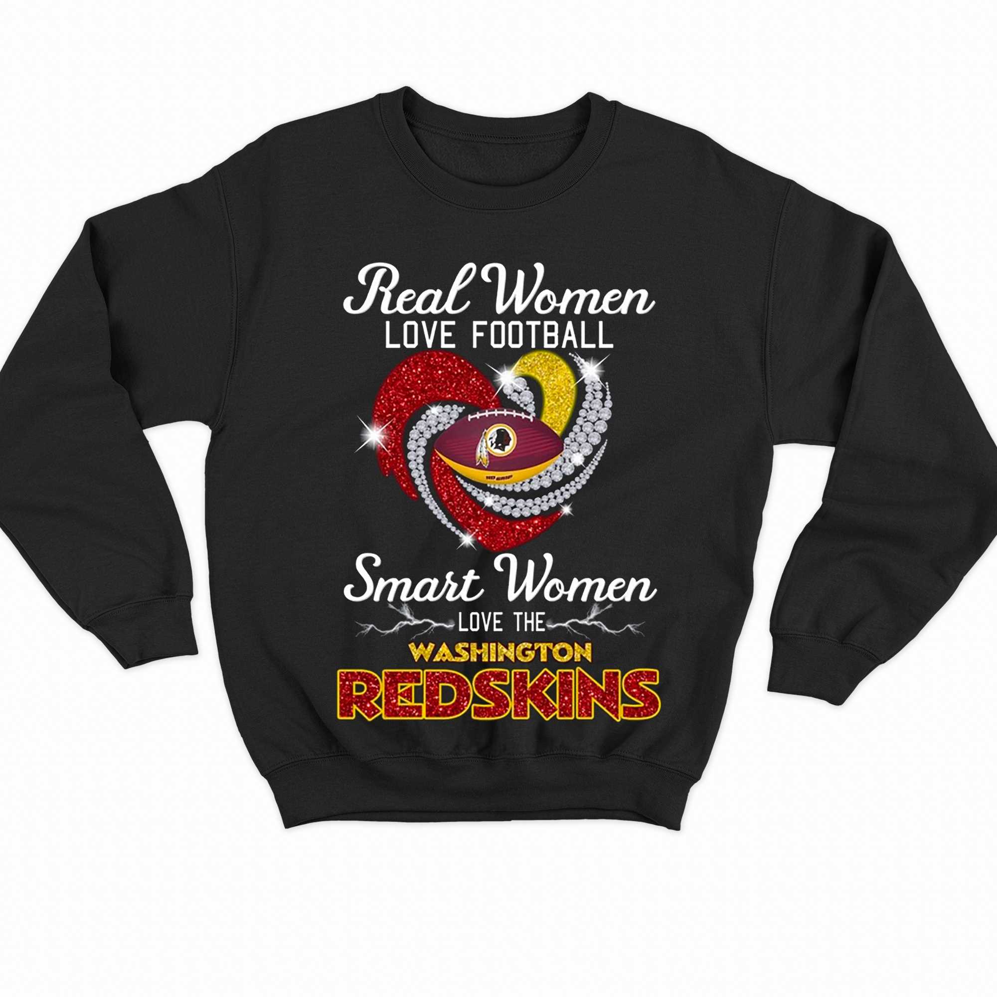 Real Women Love Football Washington Redskins Unisex T-shirt