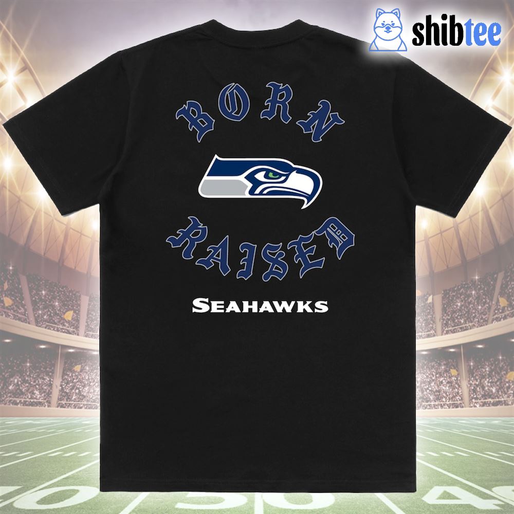 Seattle Seahawks Born X Raised Unisex T-shirt - Shibtee Clothing