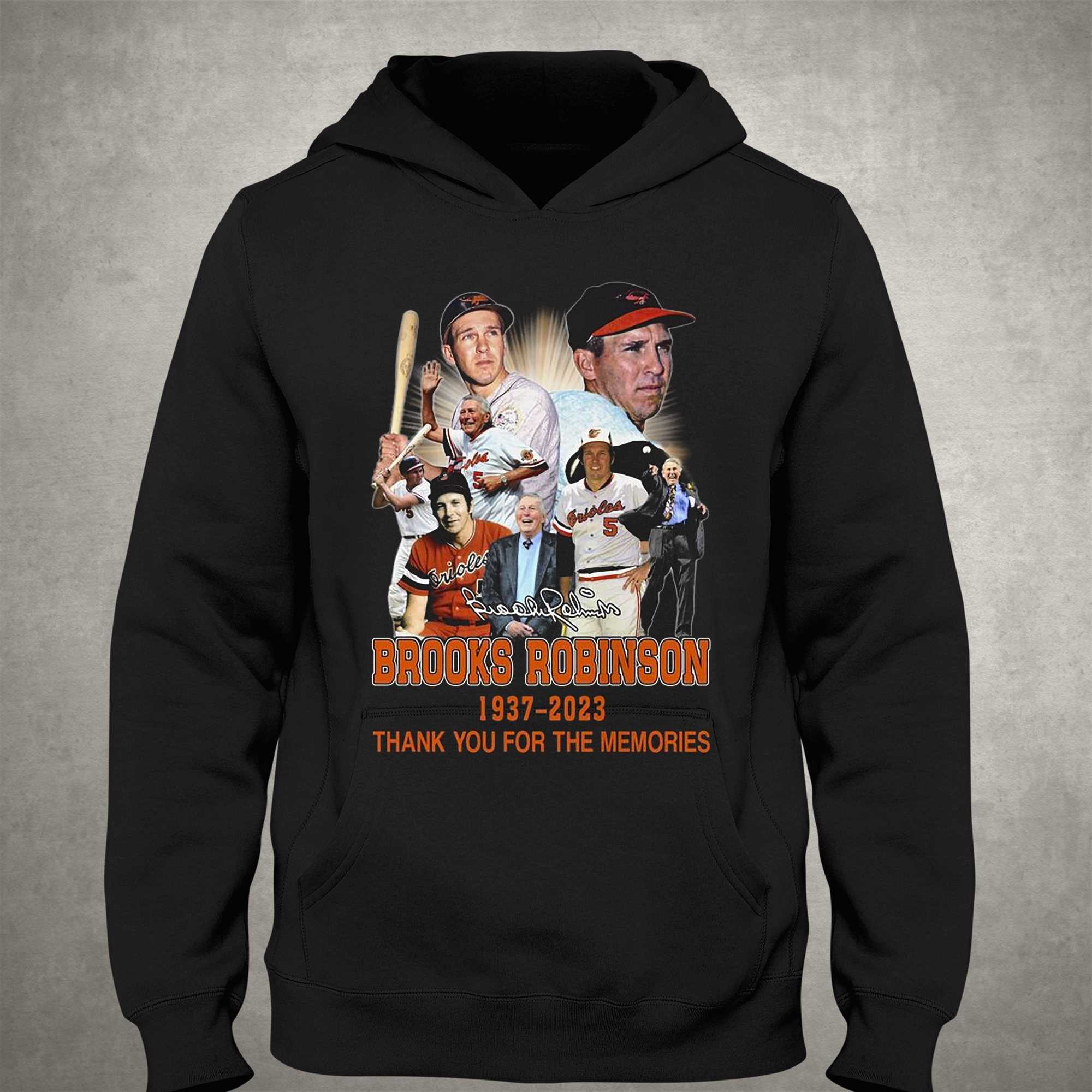 Official signature Brooks Robinson 1937 – 2023 Thank You For The Memories T- Shirt, hoodie, sweater, long sleeve and tank top