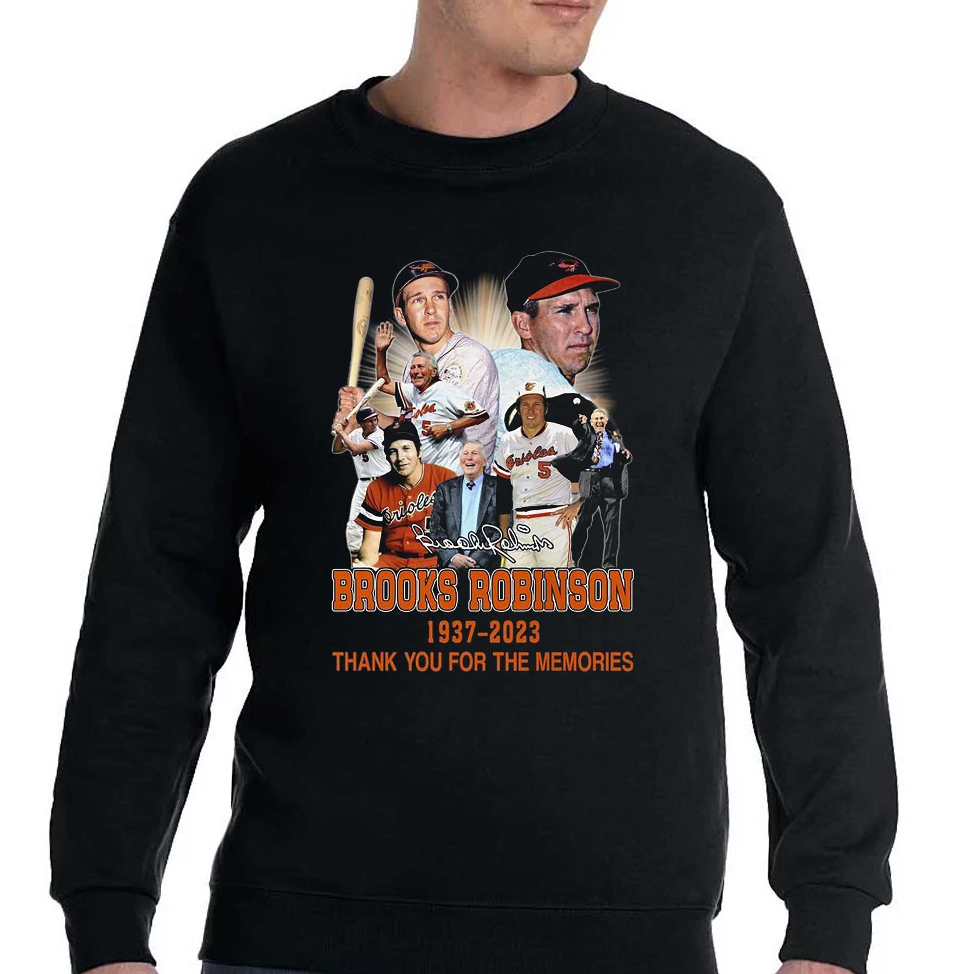 Brooks Robinson Thank You For The Memories 1937 2023 Signature Shirt