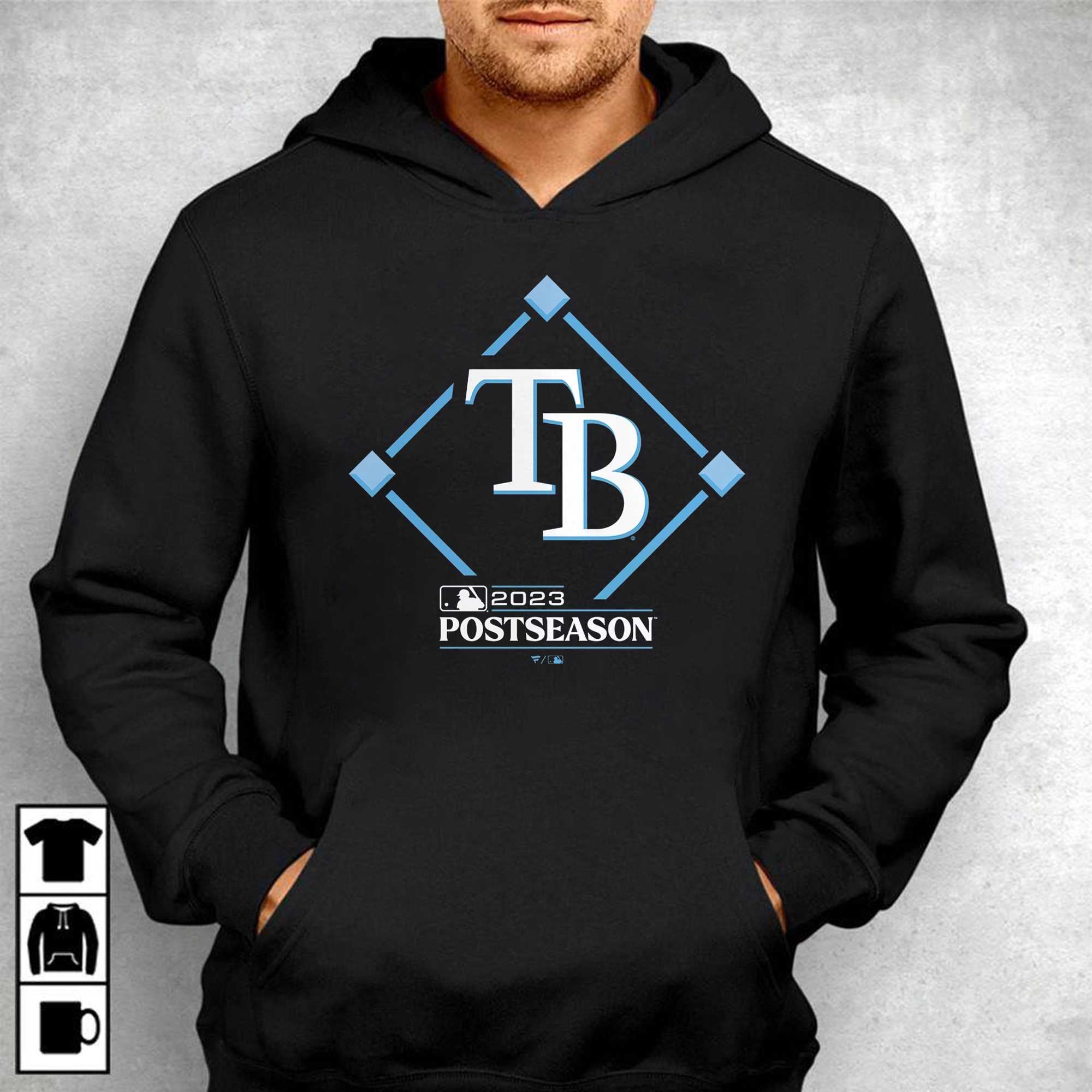 Men's Tampa Bay Rays Navy 2023 Postseason Locker Room Shirt, hoodie,  sweater, long sleeve and tank top