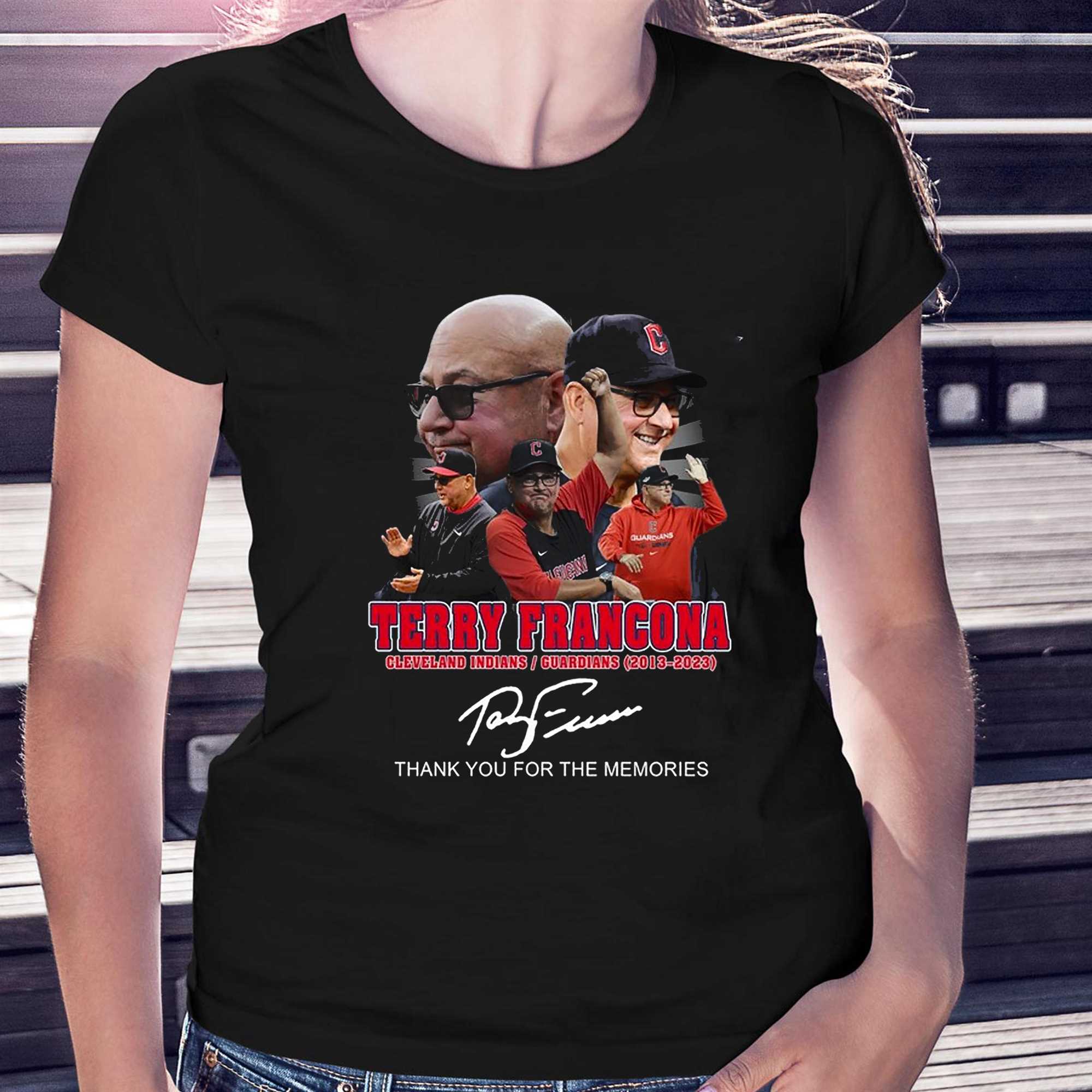 Thank You Terry Francona Cleveland Guardians 2013-2023 Signature Shirt,  hoodie, sweater and long sleeve