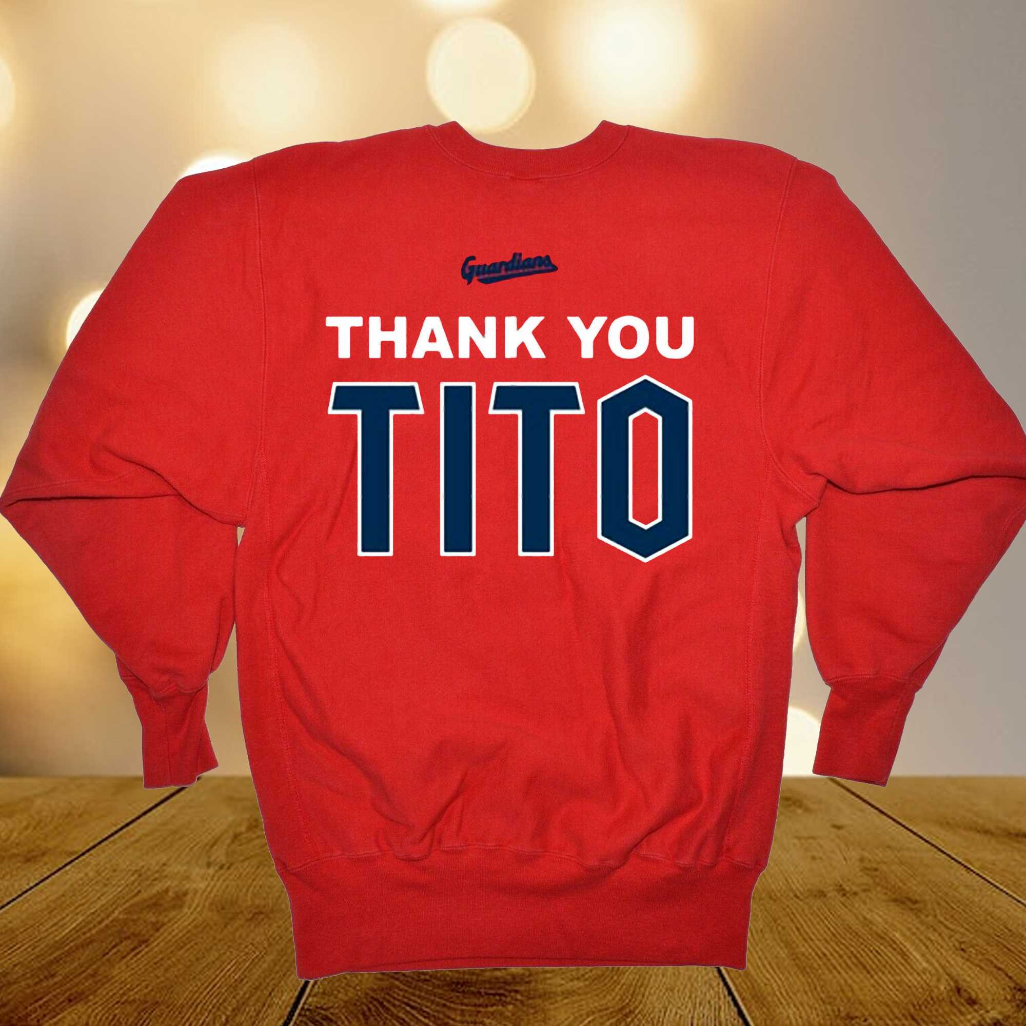 Terry Francona Thank You Tito Shirt - Limotees