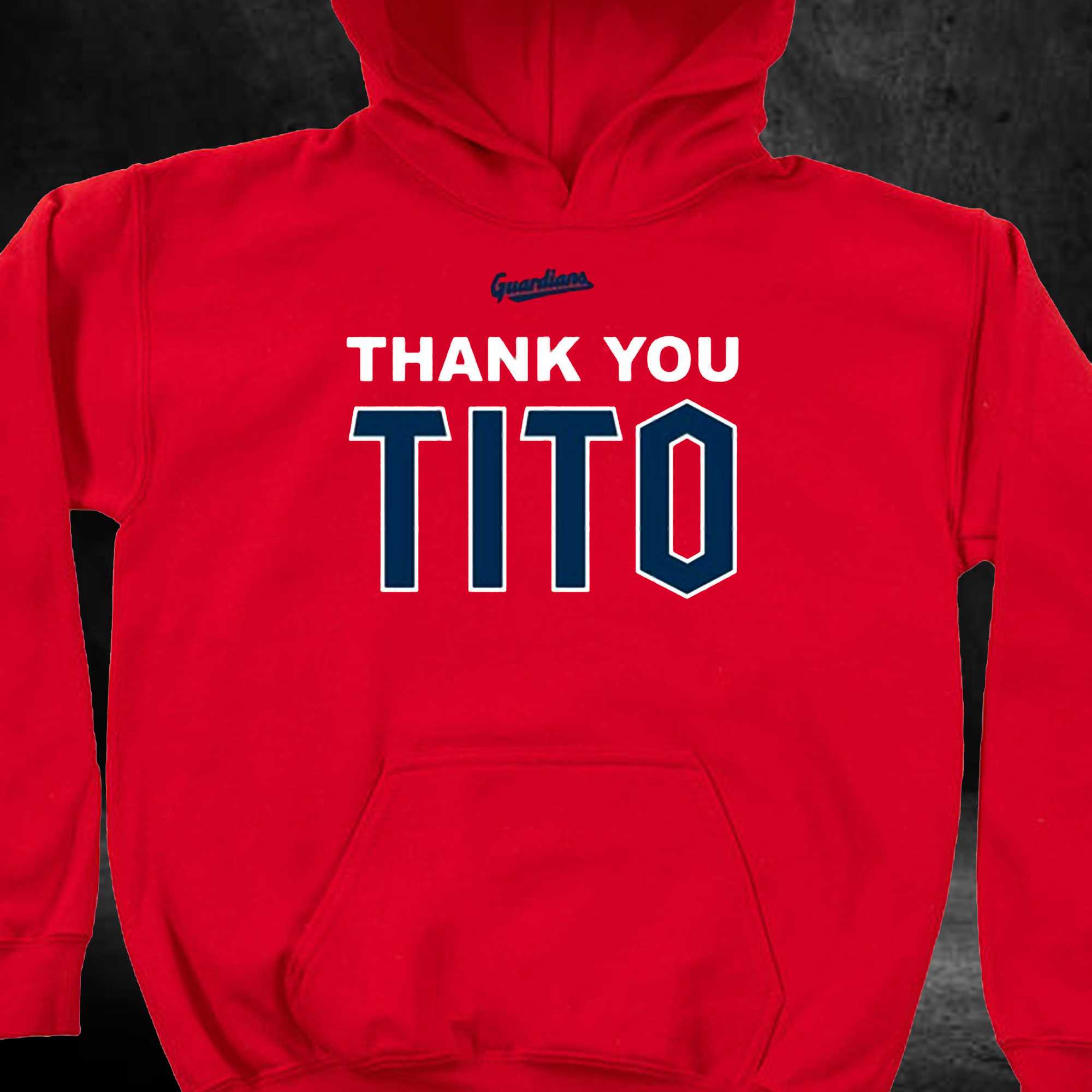 Official guardians terry francona thank you tito shirt, hoodie