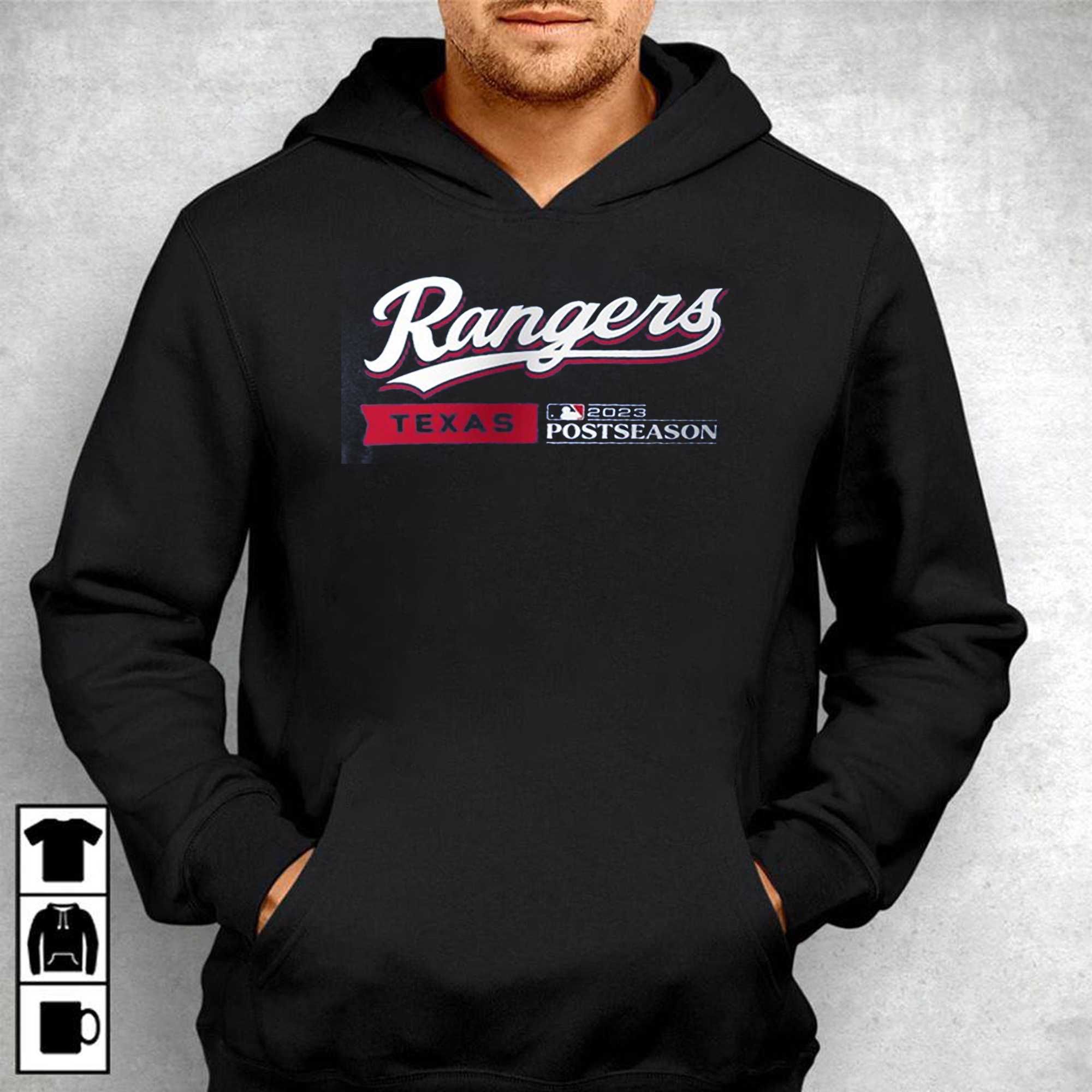 Men'S Texas Rangers Royal 2023 Postseason Authentic Collection Dugout T- Shirts