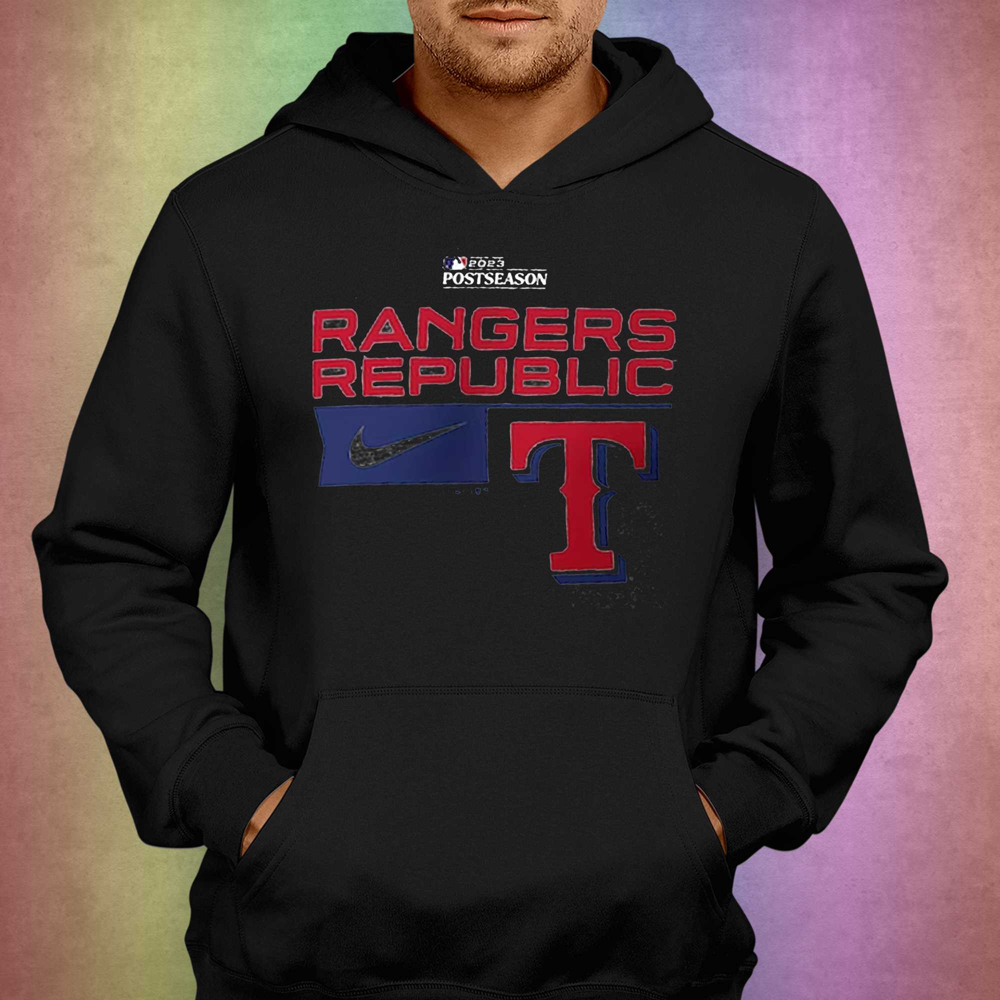 Texas Rangers Nike 2023 Postseason Legend Performance Shirt