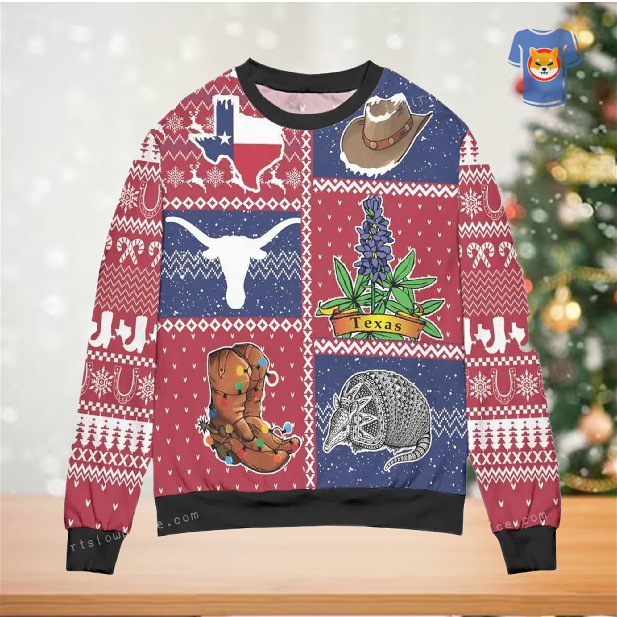 Dallas Cowboys Personalized Chapions Christmas Sweater - Shibtee Clothing