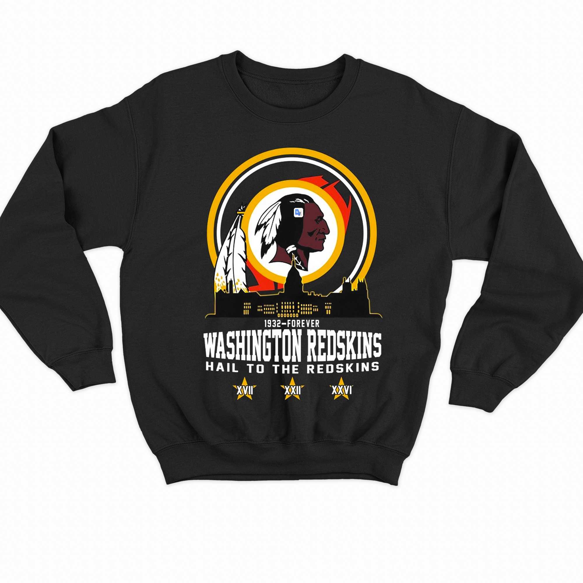 Washington Redskins 1932-Forever Hail To The Redskins Shirt