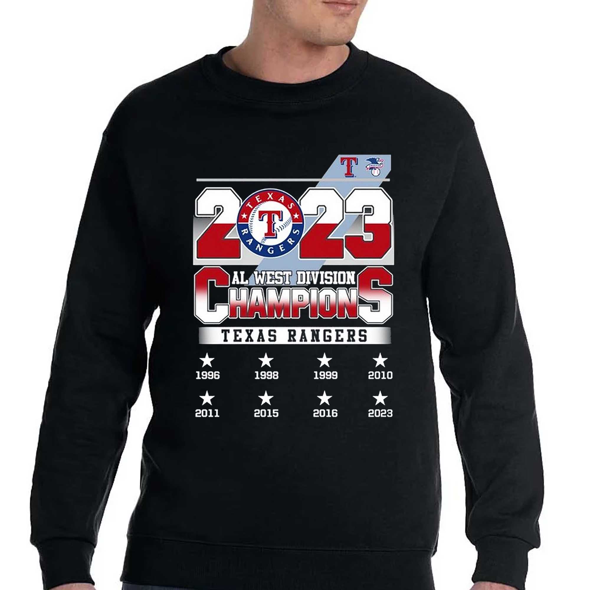 Texas Rangers Al West Division Champions 2023 Players Shirt
