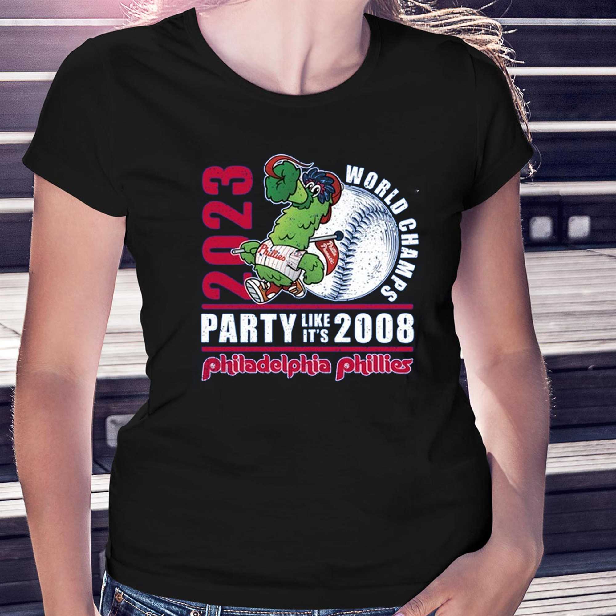 2023 World Champs Party Like Its 2008 Philadelphia Phillies T-shirt -  Shibtee Clothing