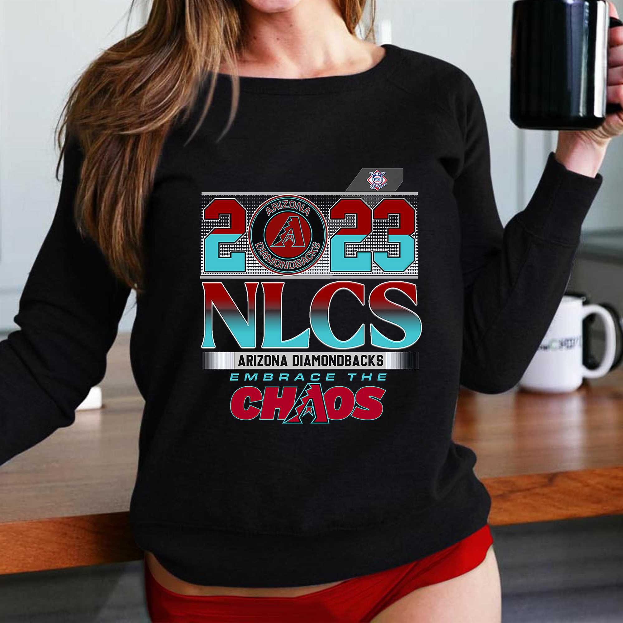 Arizona Diamondbacks 2023 Nlcs Embrace The Chaos Shirt