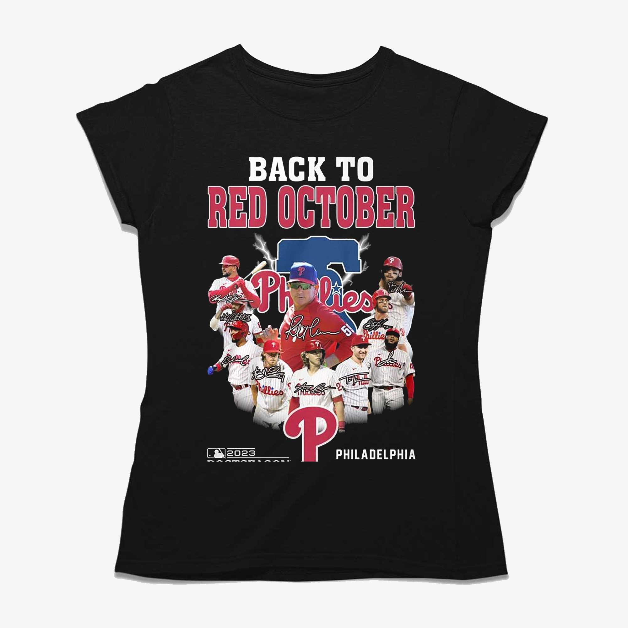 Phillies Red Take October 2023 Shirt - Shibtee Clothing