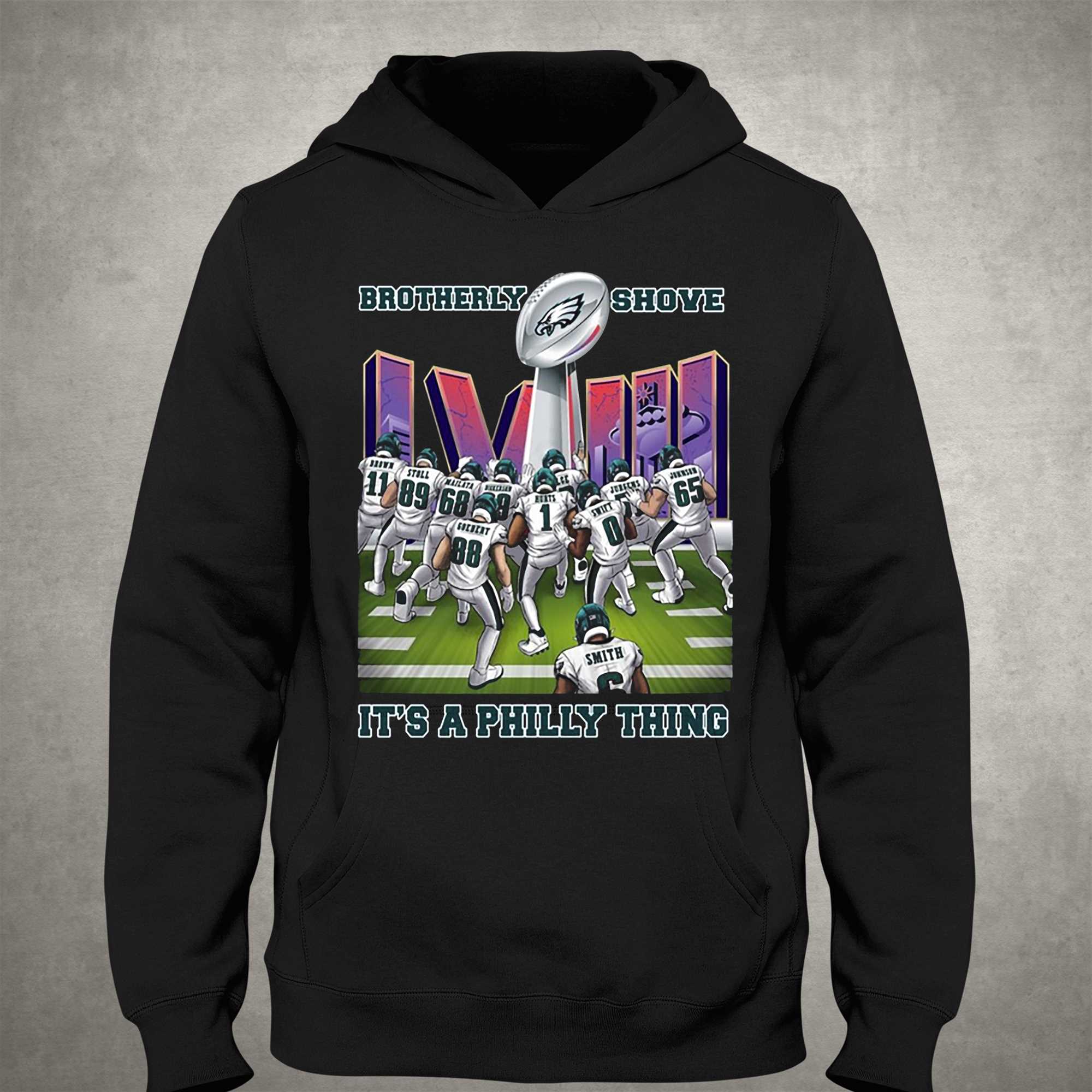 Brotherly Shove Philly Philadelphia Eagles shirt, hoodie, sweater and long  sleeve