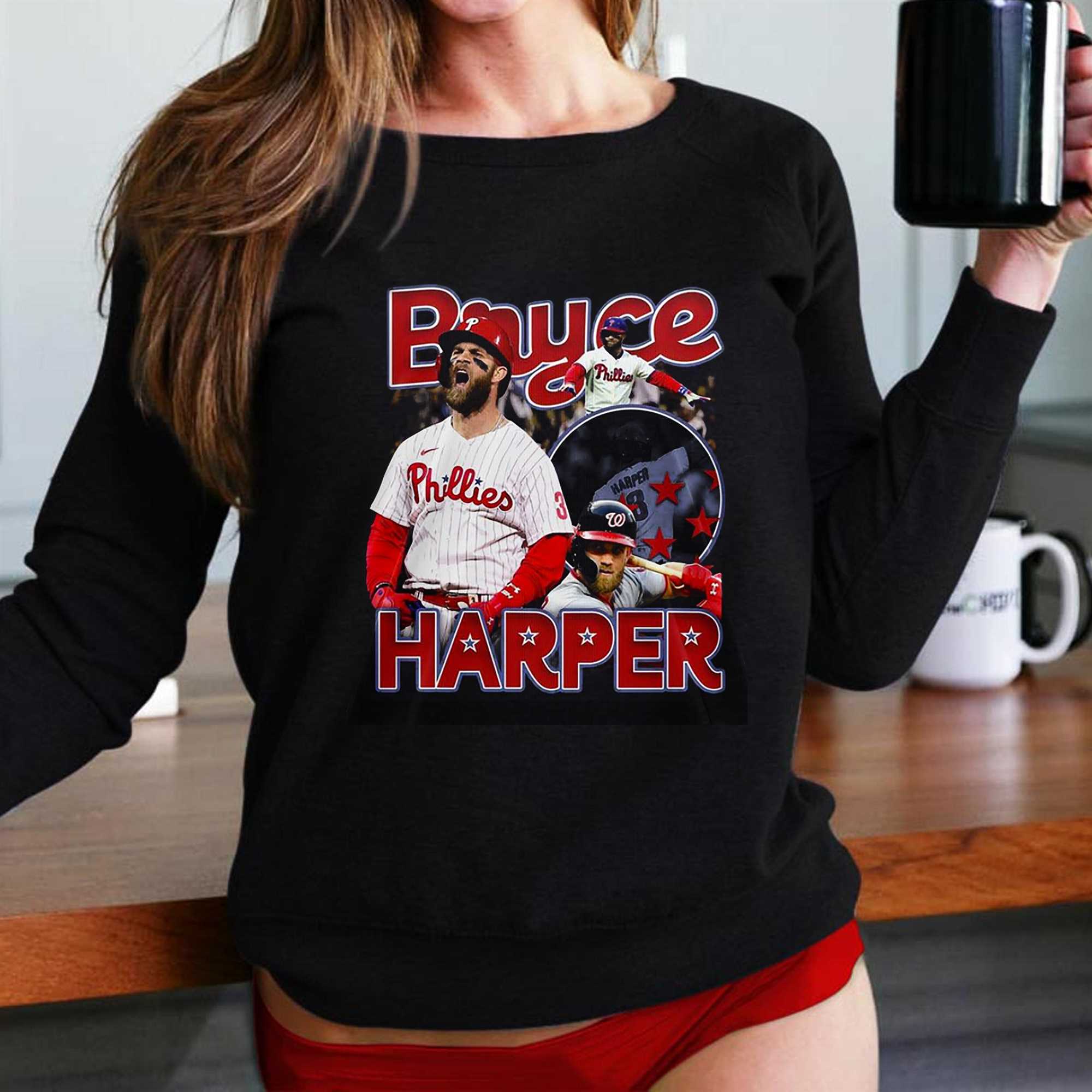 Bryce Harper Philadelphia Phillies Fanatics Branded 300th Career Home Run  T-shirt - Shibtee Clothing