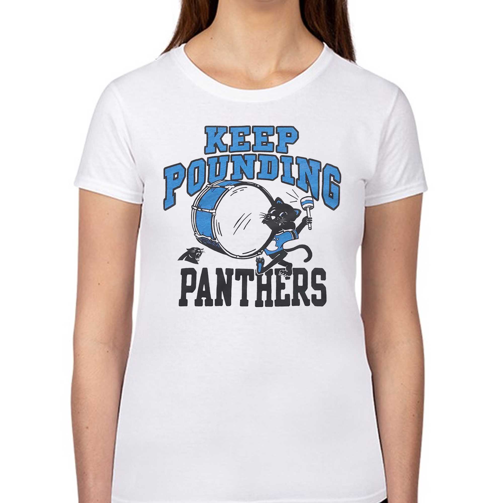 Br Gridiron Keep Pounding Carolina Panthers Shirt - High-Quality Printed  Brand