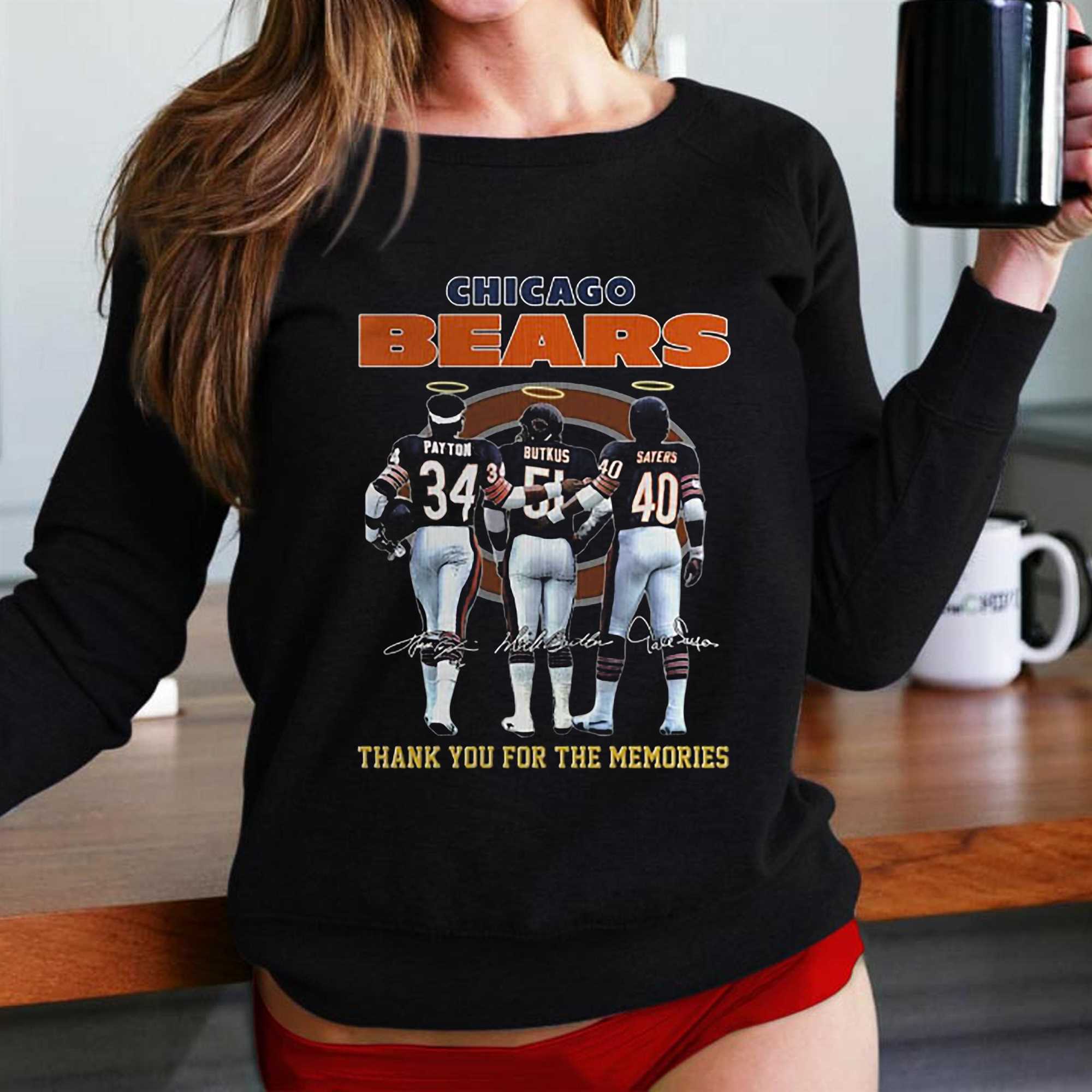 1961 Chicago Bears Artwork: ICONIC® Women's 100% Cotton T-Shirt