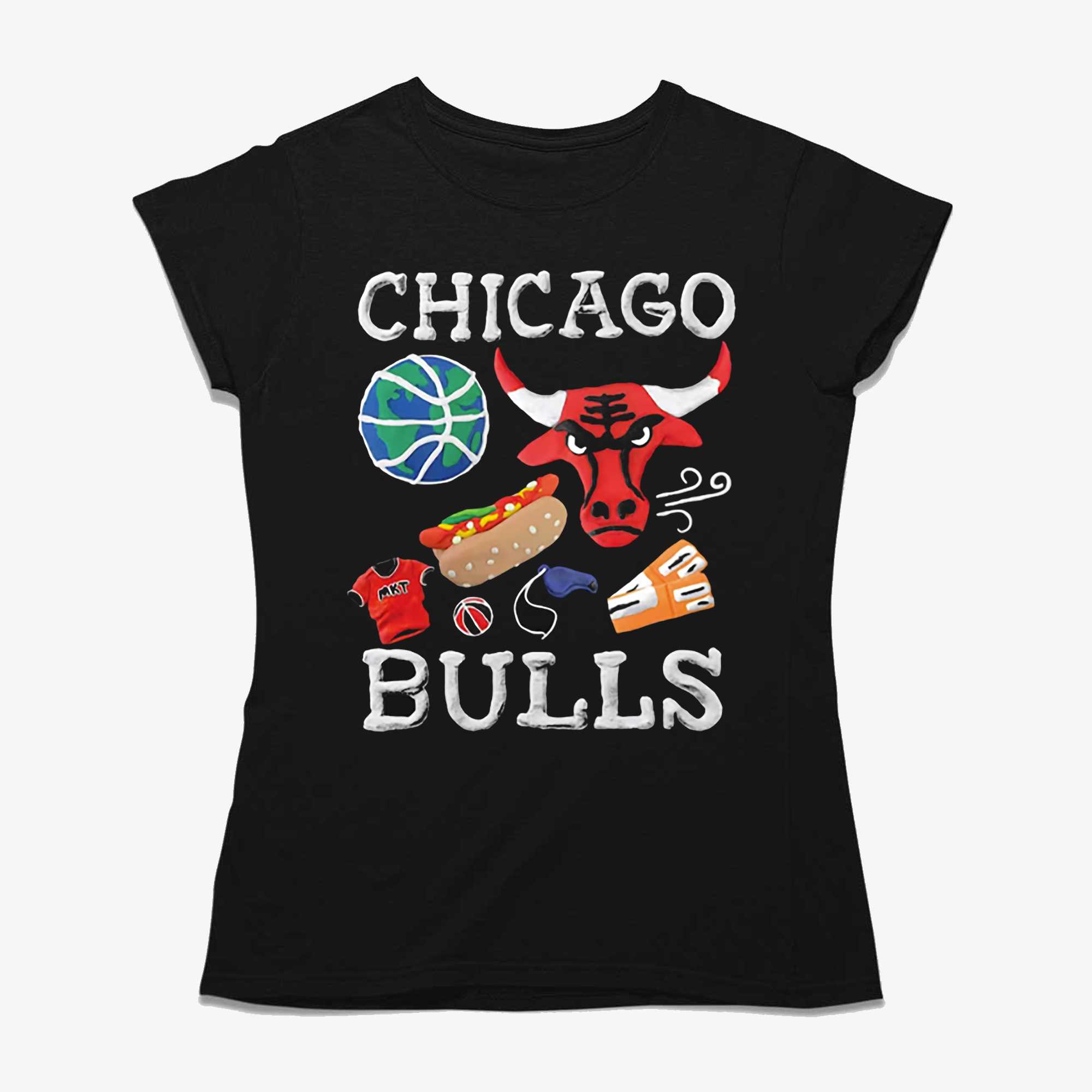 Chicago Bulls Nba X Market Claymation Shirt - Limotees