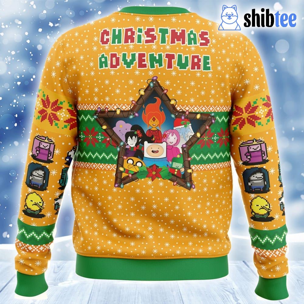 Christmas Adventure Adventure Time Ugly Christmas Sweater Christmas Adventure Adventure Time Ugly Christmas Sweater