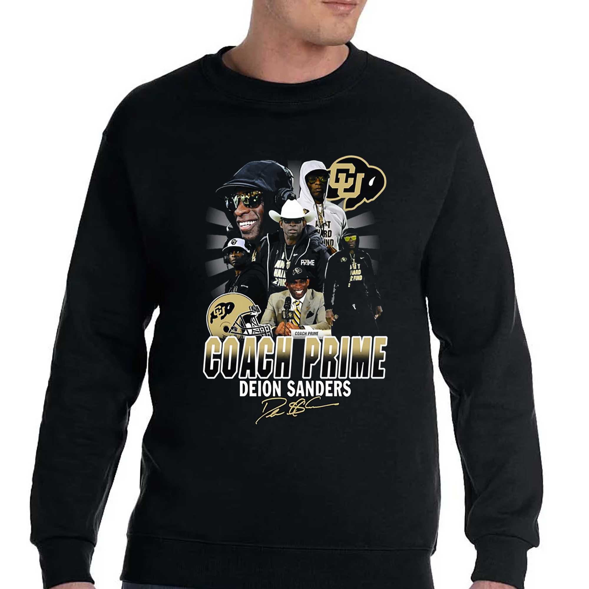 Coach Prime Deion Sanders Signature T-shirt - Shibtee Clothing