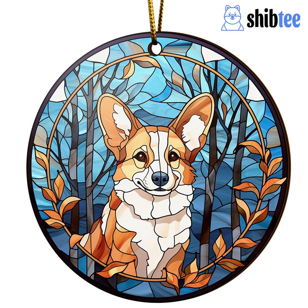 Corgi Wooden Ornaments 2 Sides Corgi Ornaments For Christmas Tree Christmas Decorations Corgi Lover Gifts Gift For Christmas