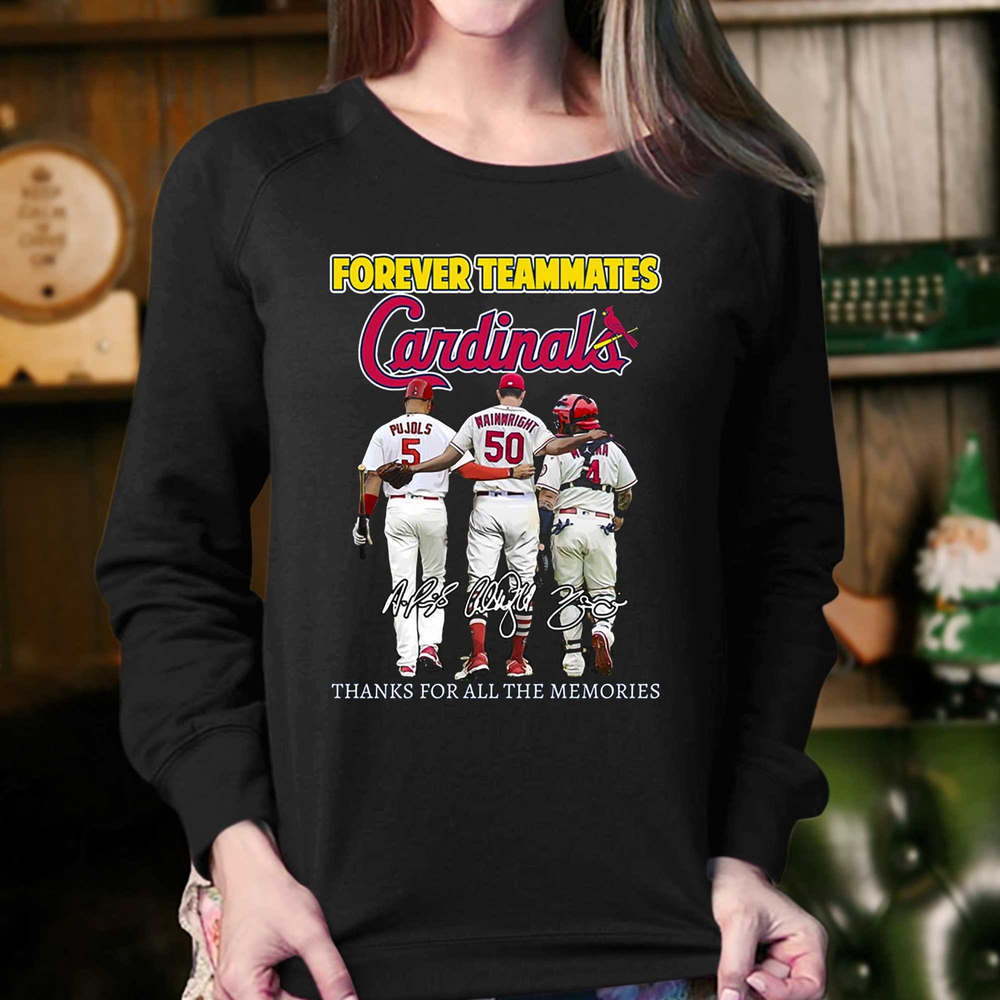 Forever Teammates St Louis Cardinals Thanks For All The Memories T-shirt -  Shibtee Clothing