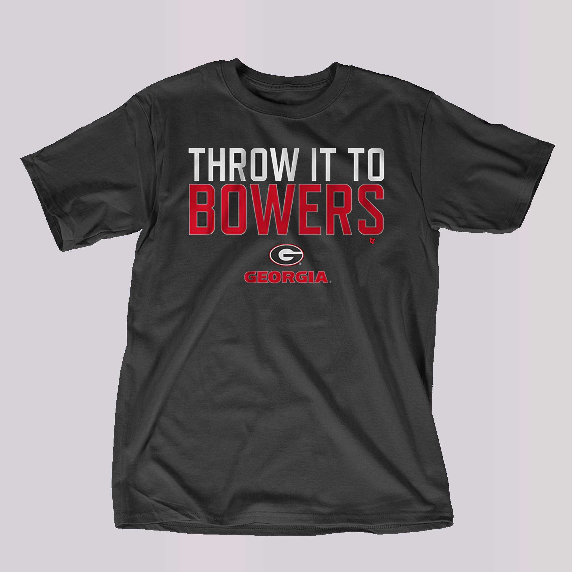 Georgia Football Throw It To Brock Bowers Shirt - Shibtee Clothing