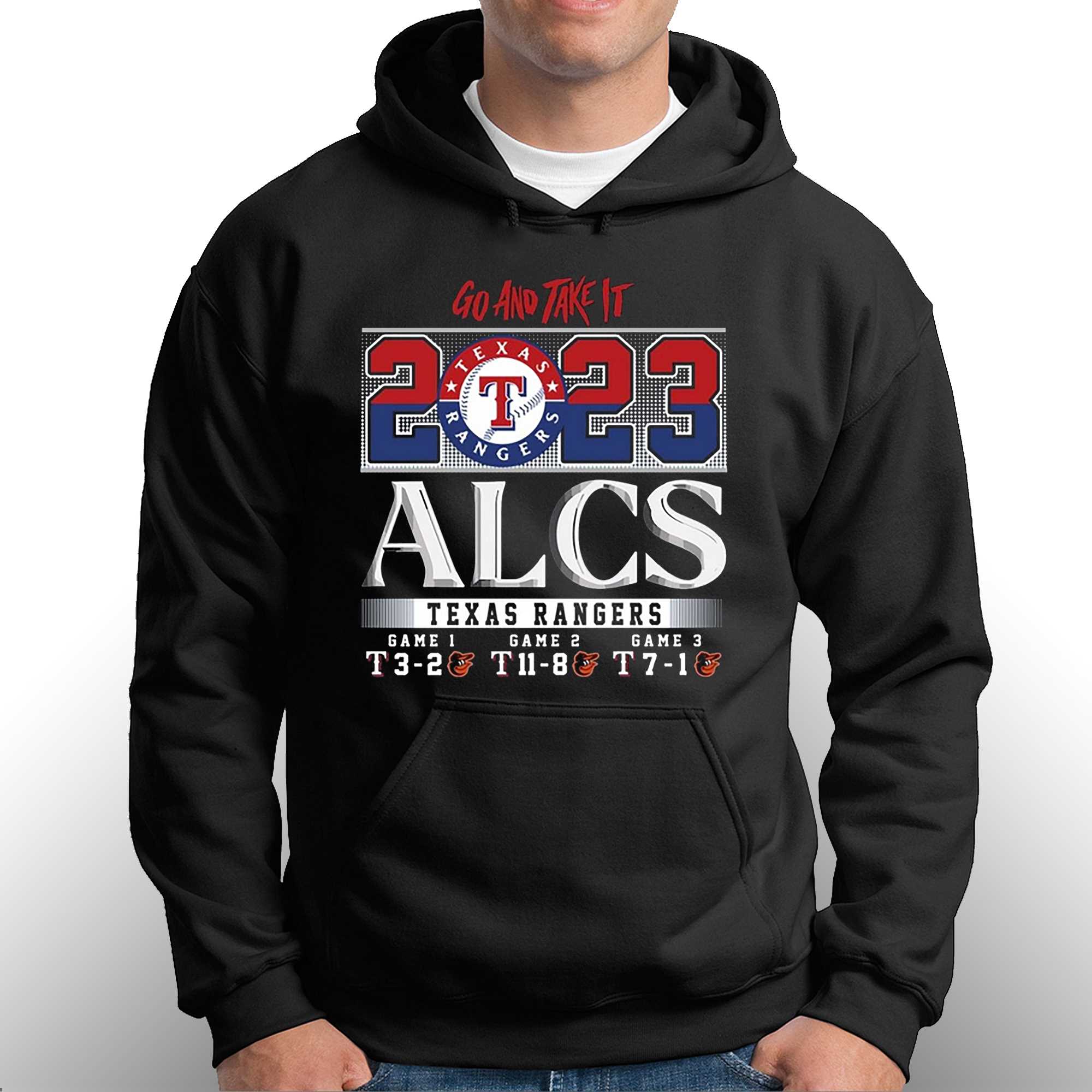 Texas Rangers ALCS 2023 Go And Take It Baseball Jersey - Cathottees