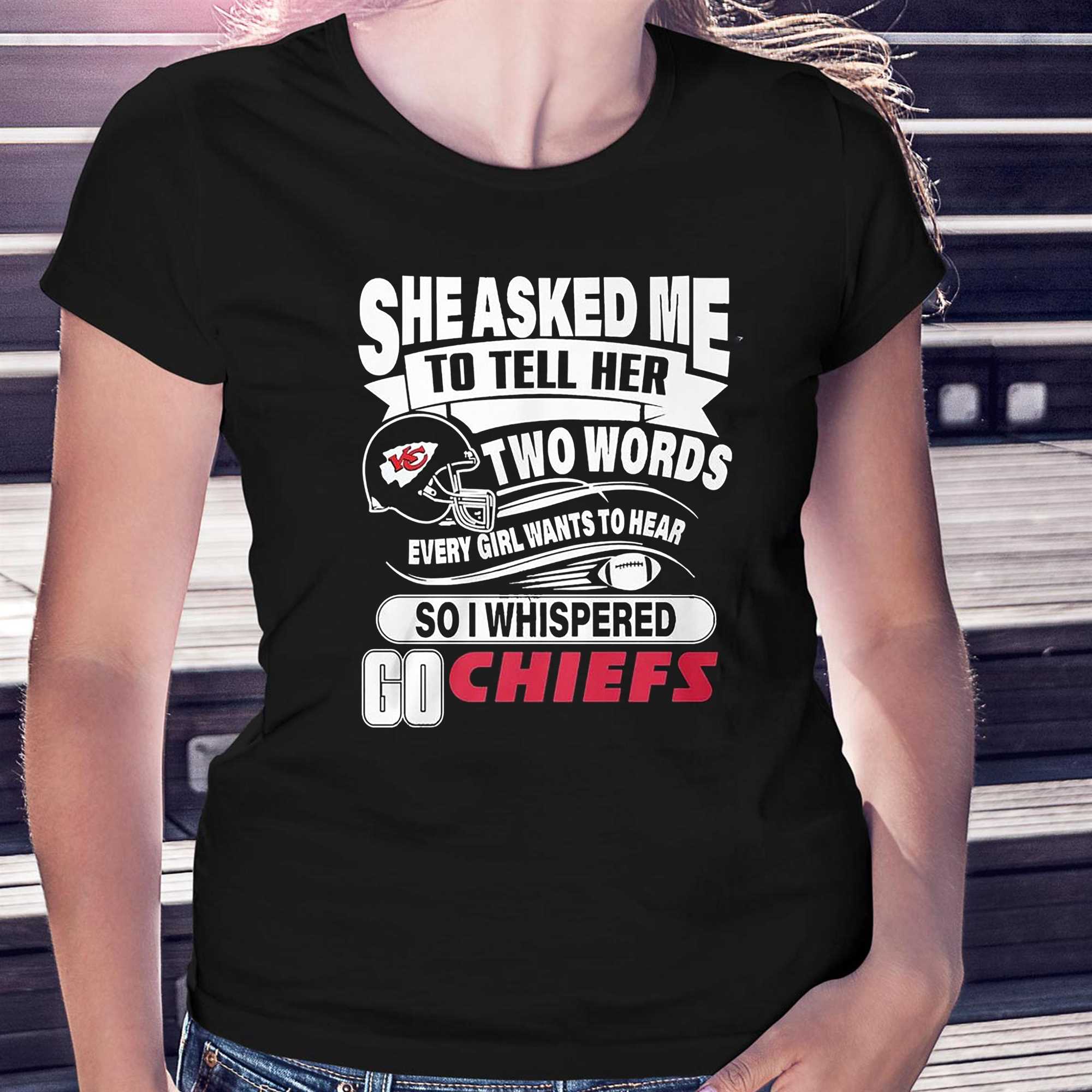 NEW This Girl Loves Her Kansas City Chiefs Unisex T-Shirt