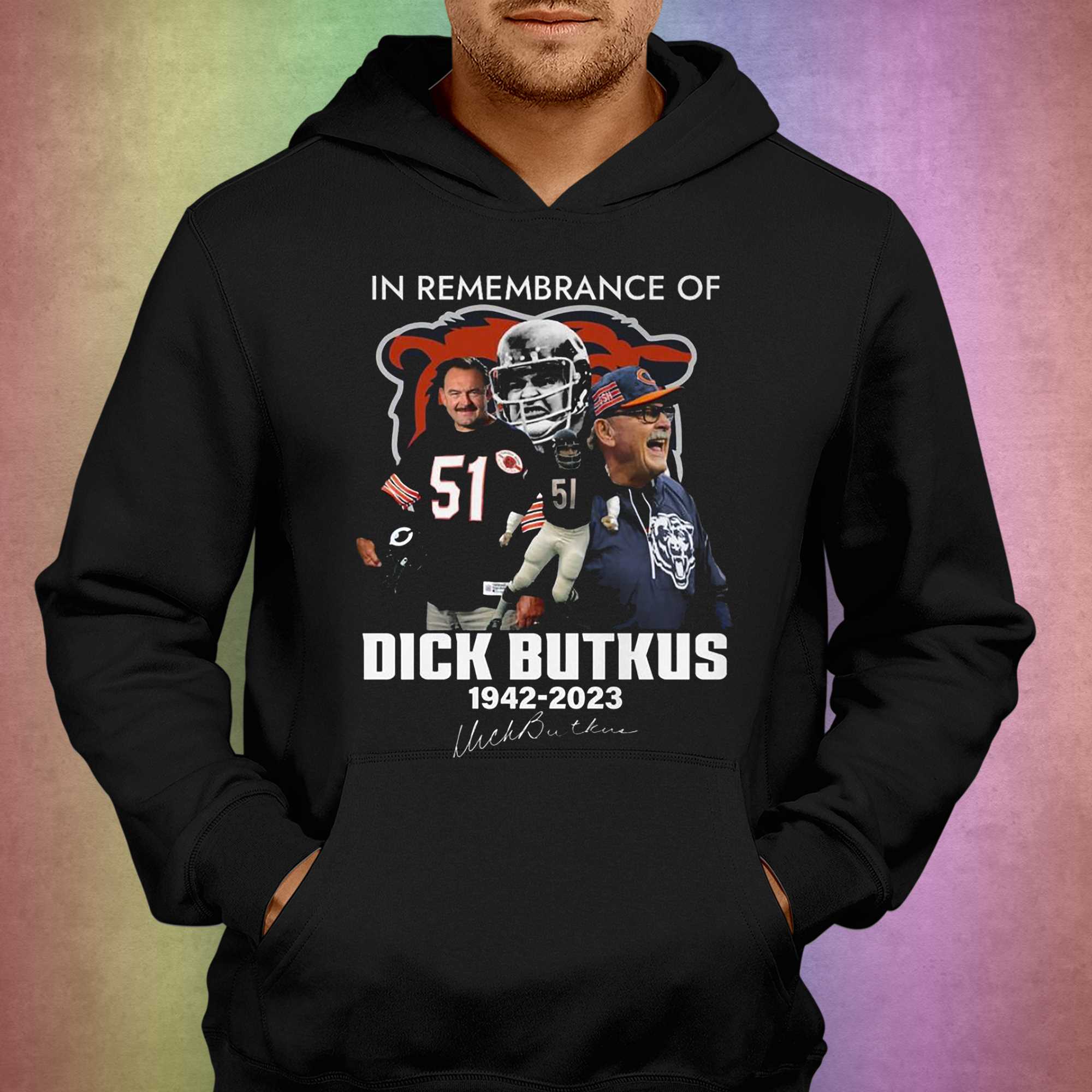 In Memory Of Dick Butkus Chicago Bears 2023 T Shirt - Shibtee Clothing