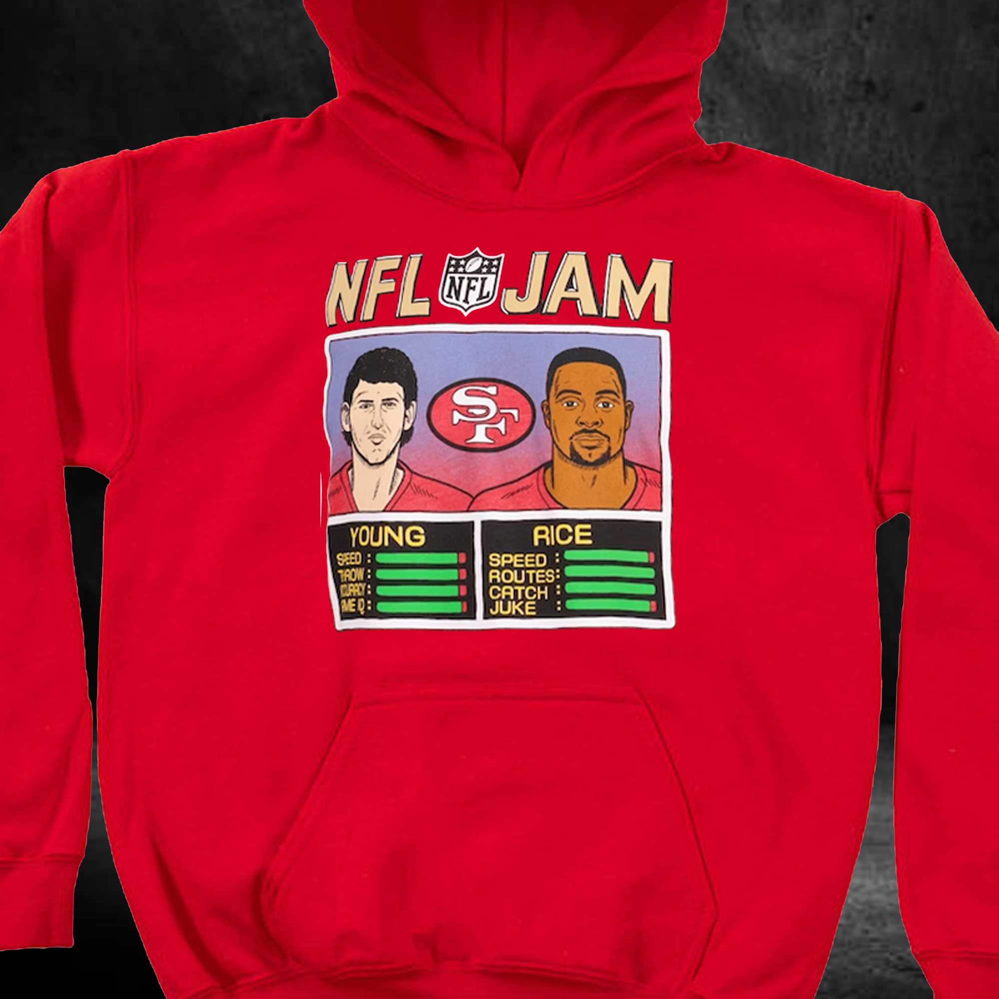 Jerry Rice & Steve Young San Francisco 49ers Homage NFL Retired Jam Shirt,  hoodie, sweater, long sleeve and tank top