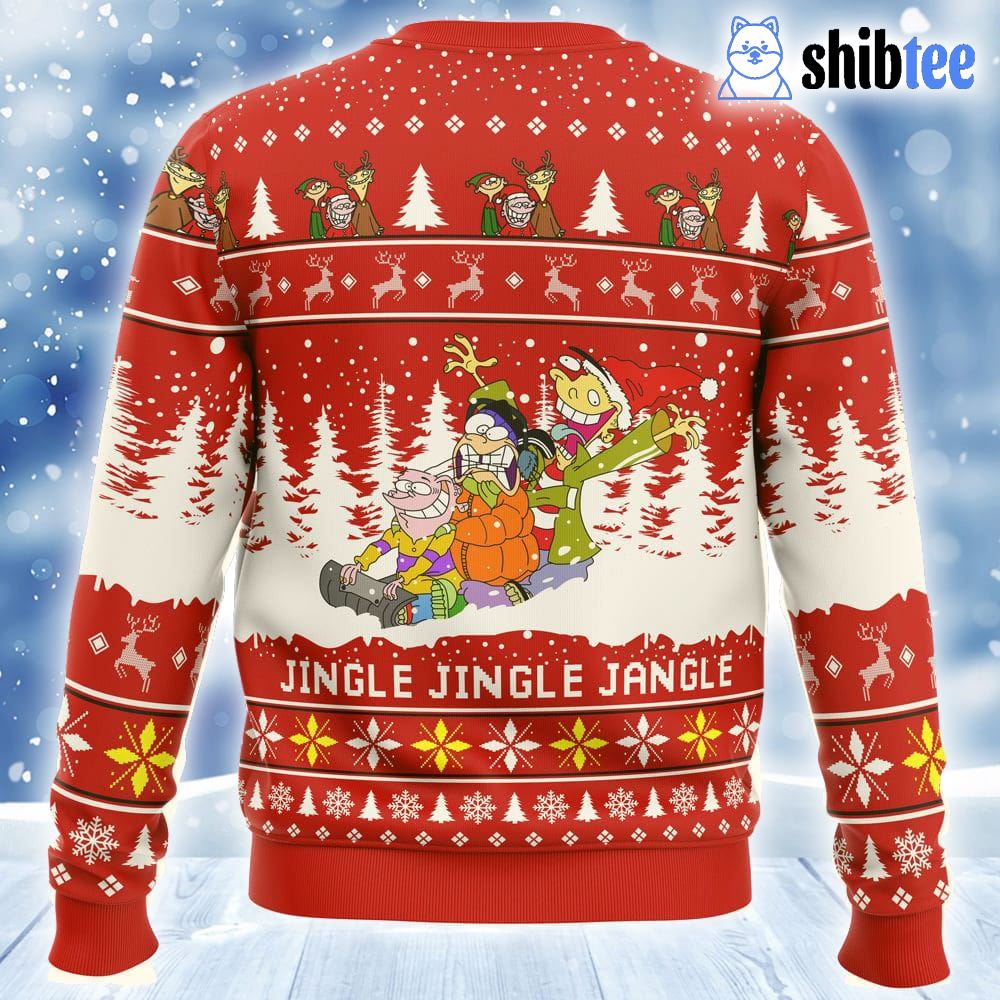 Jingle Jingle Jangle Ed Edd N Eddy Ugly Christmas Sweater Jingle Jingle Jangle Ed Edd N Eddy Ugly Christmas Sweater
