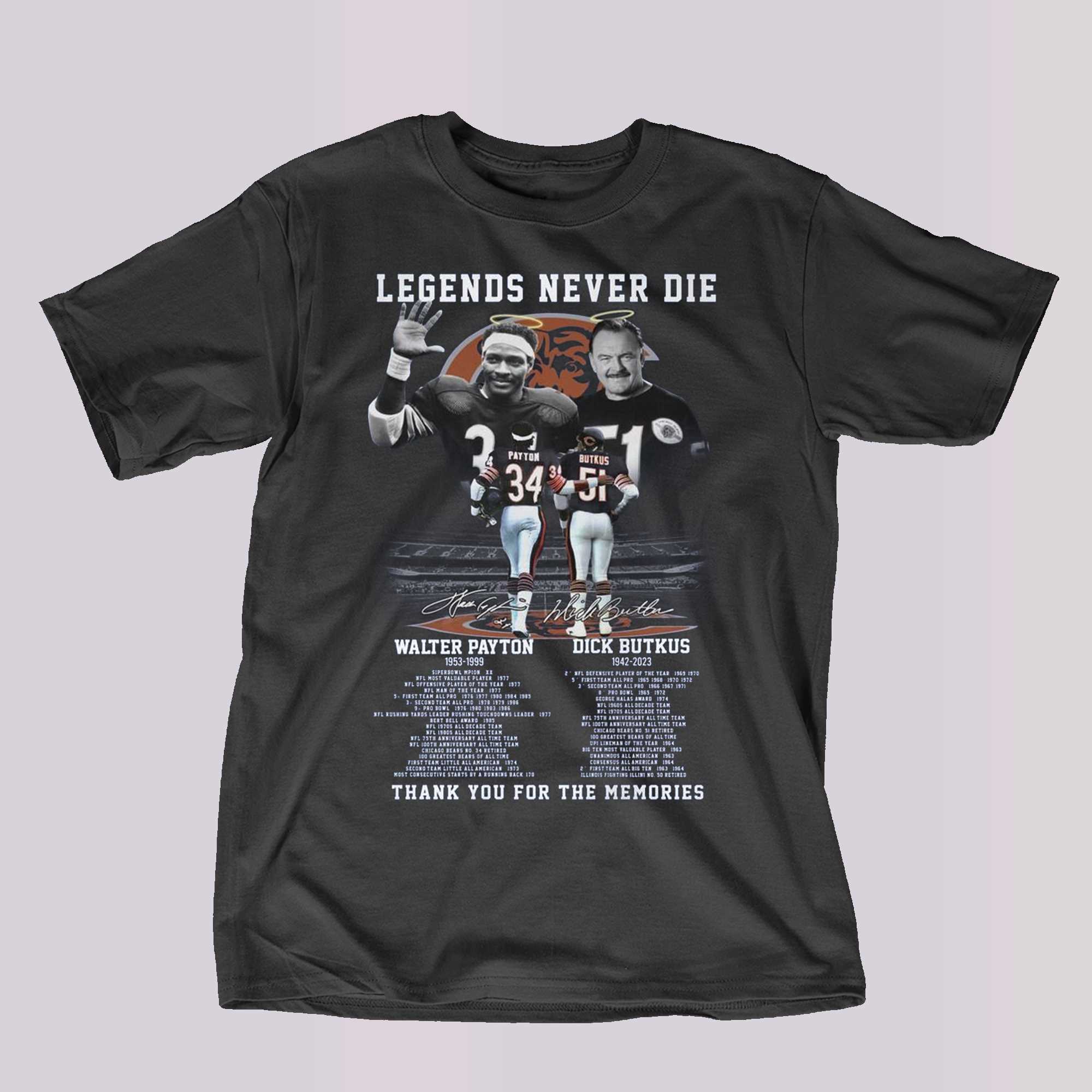 In Memory Of Dick Butkus Chicago Bears 2023 T Shirt - Shibtee Clothing