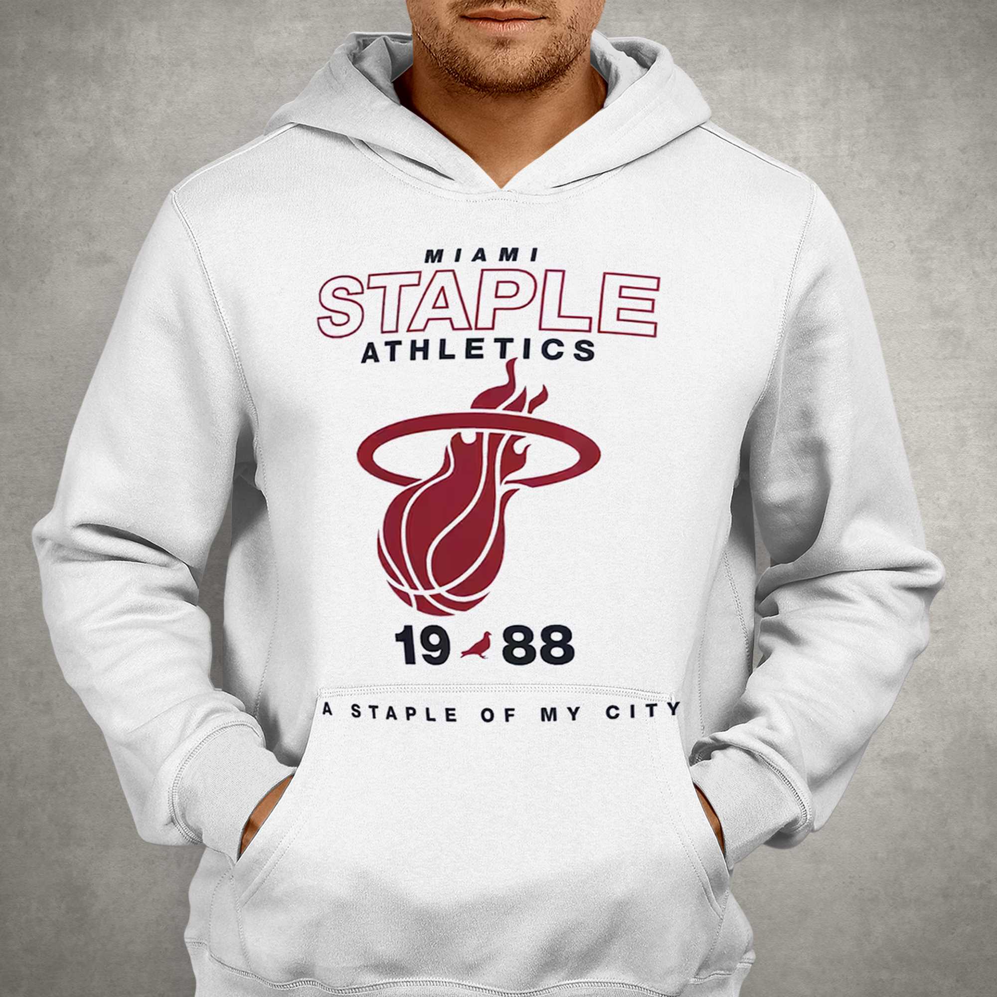 Miami Heat Blazers Nba X Staple Home Team T-shirt - Shibtee Clothing