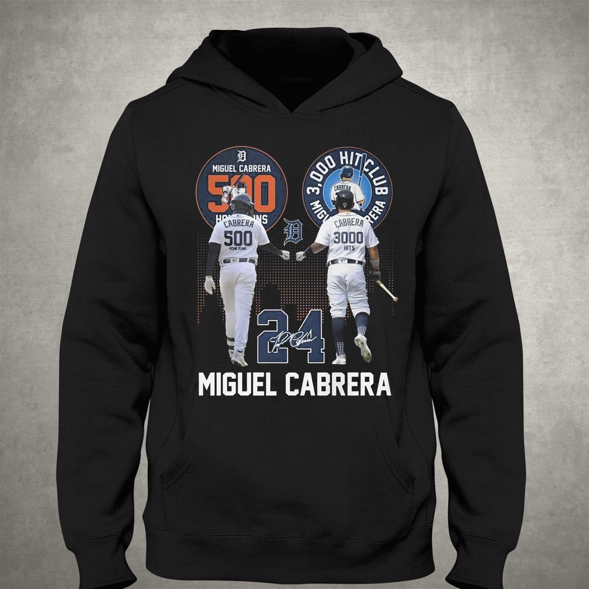 Miguel Cabrera 500 Home Runs 3000 Hits Club T-Shirt, hoodie, sweater, long  sleeve and tank top