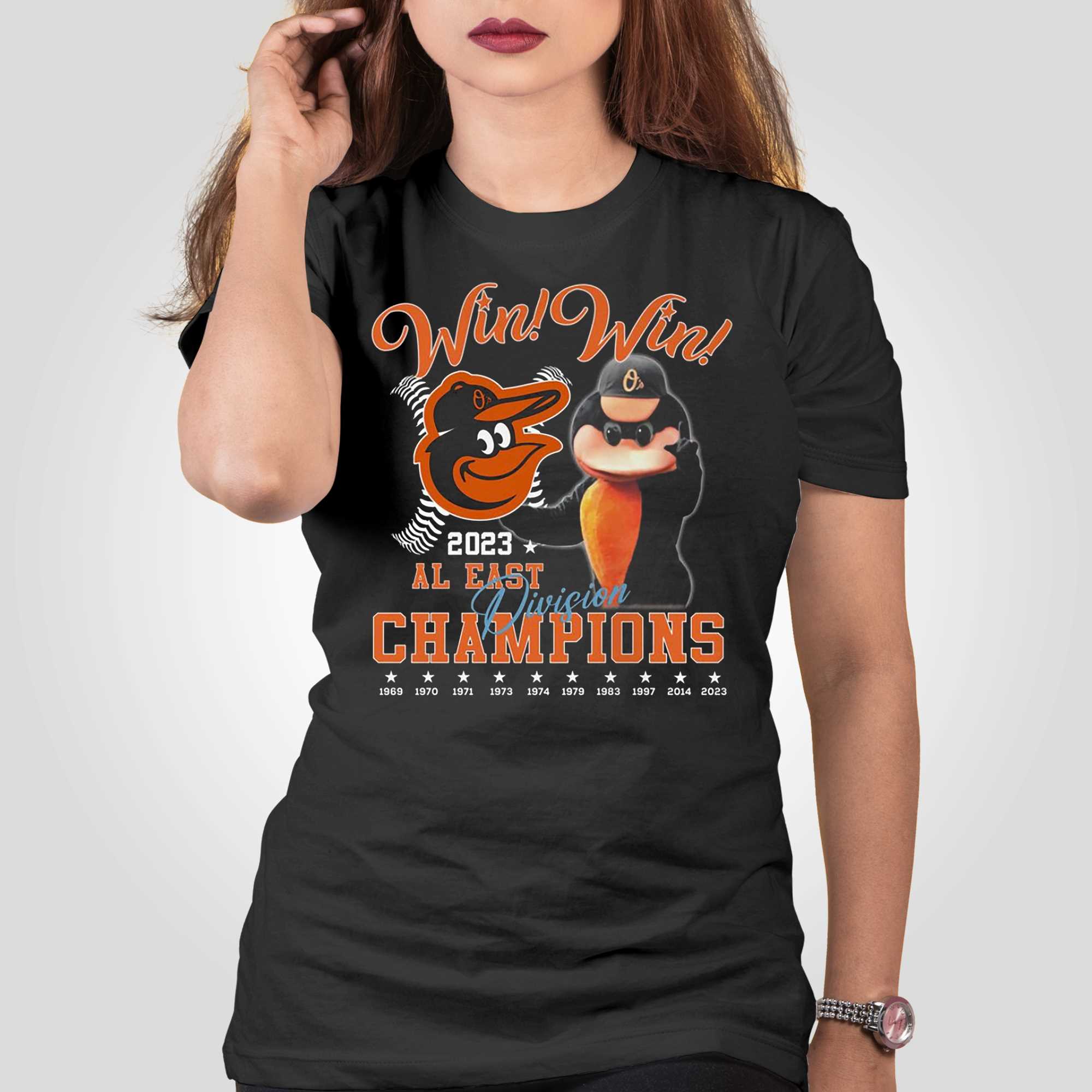 Baltimore Orioles 2023 Al East Champions T-Shirt ,Victory Edition