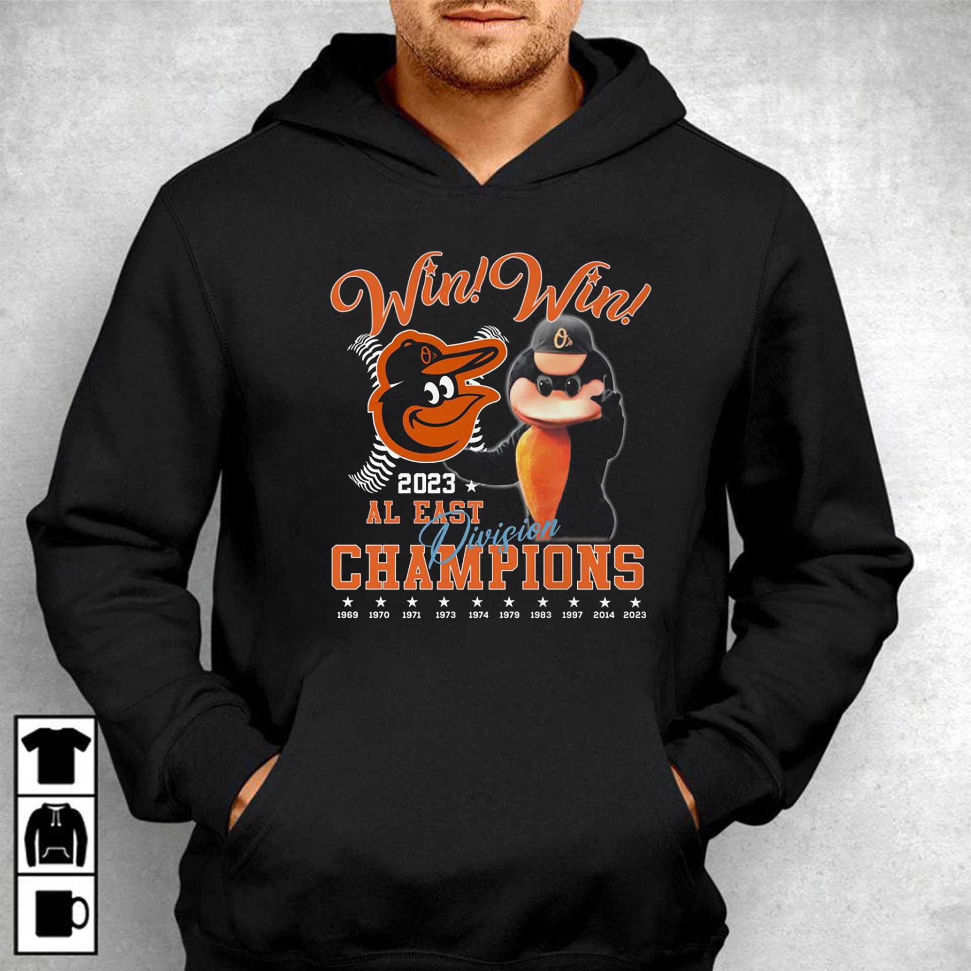 Baltimore Orioles V Tie-Dye T-Shirt - Black/Orange