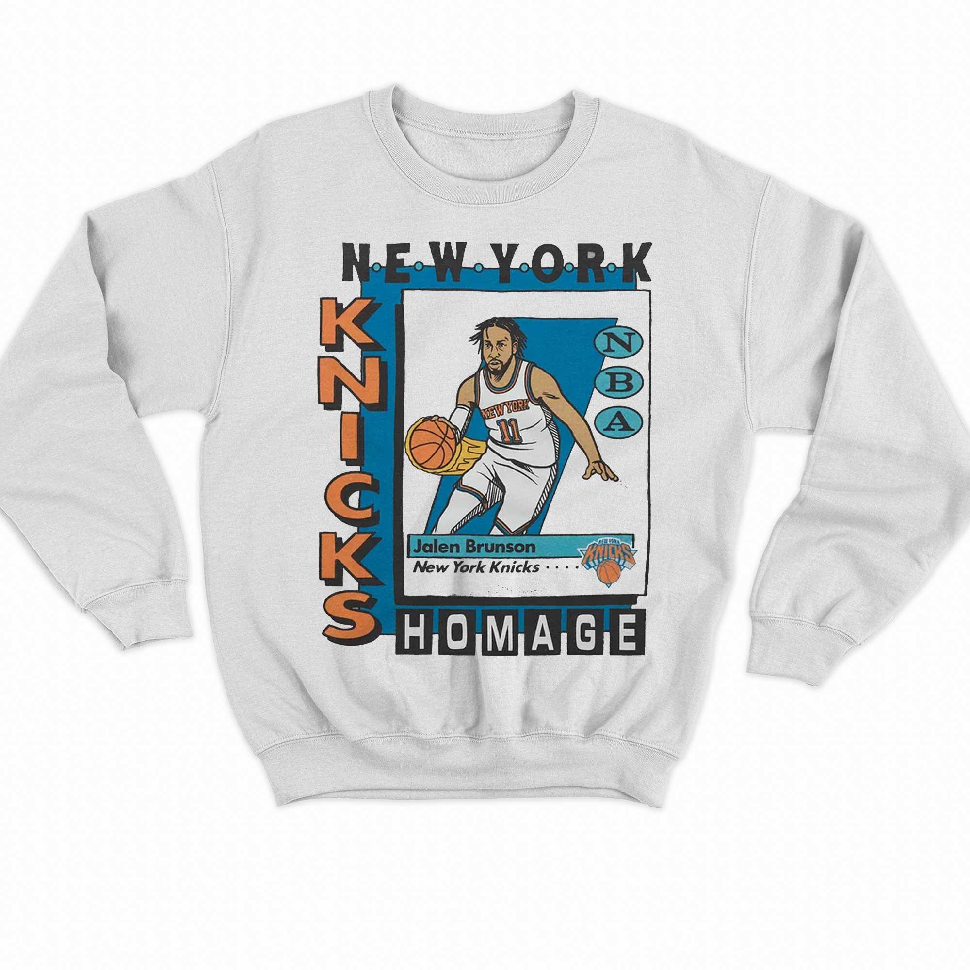 New York Knicks Trading Card Jalen Brunson Shirt - Shibtee Clothing