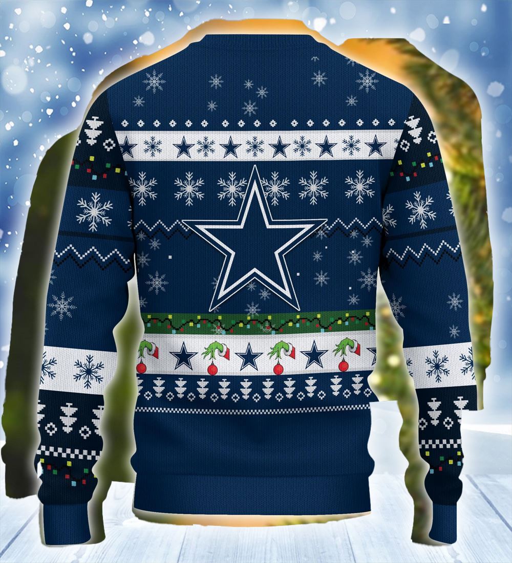 Dallas Cowboys Ugly Sweater Sweatshirt, NFL Cowboys Christmas Ugly