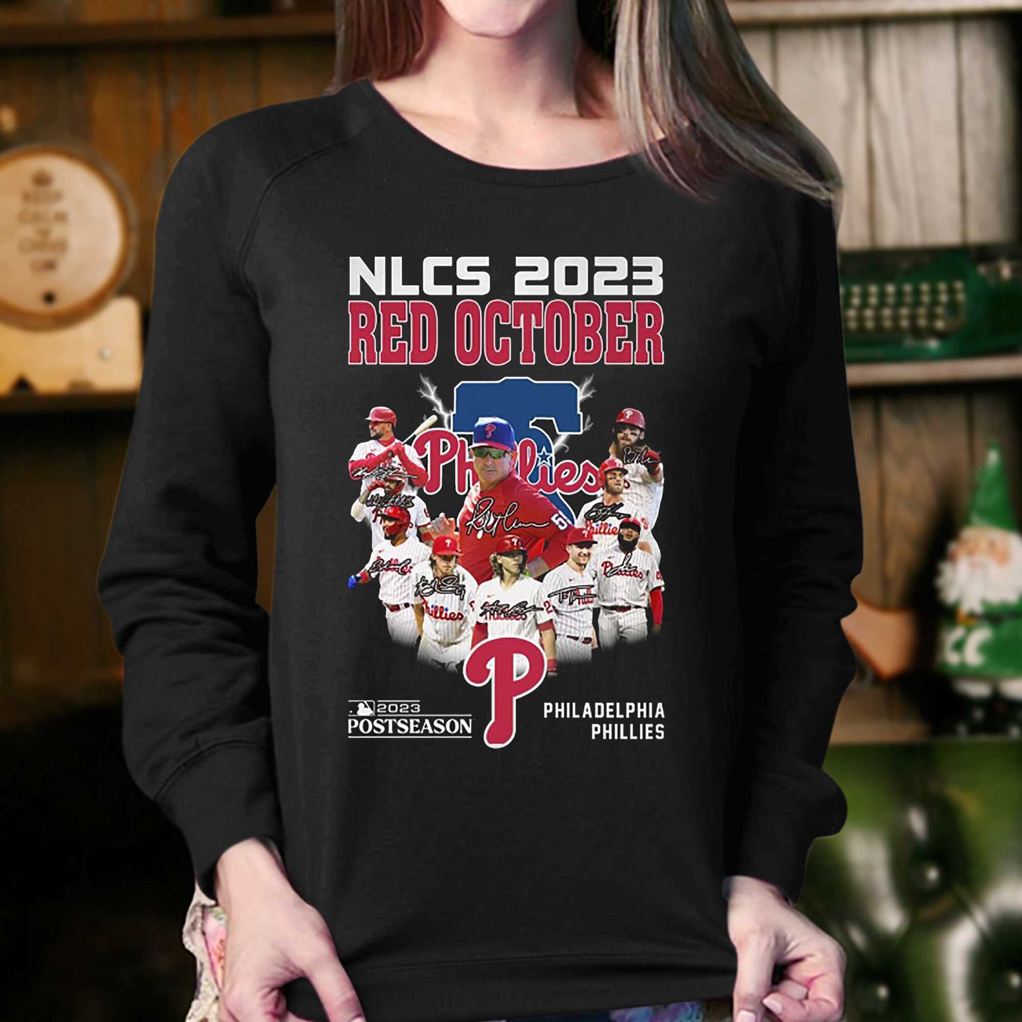 Red October 2023 Nlcs Philadelphia Phillies T-Shirt, hoodie