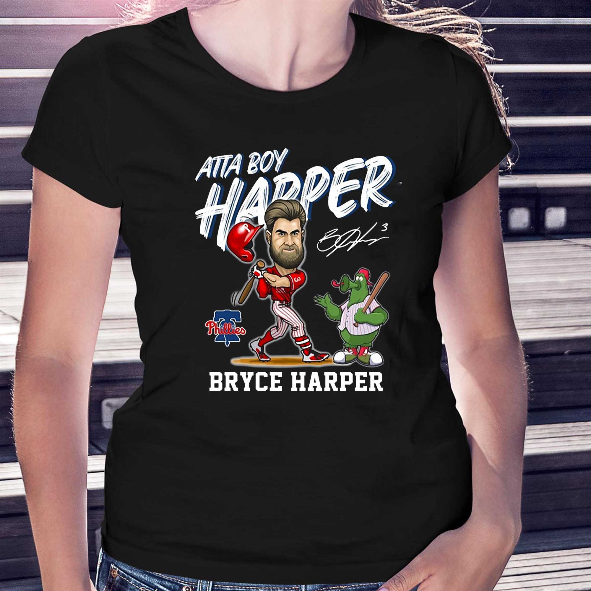 Design Philadelphia phillies atta boy harper bryce harper t shirt