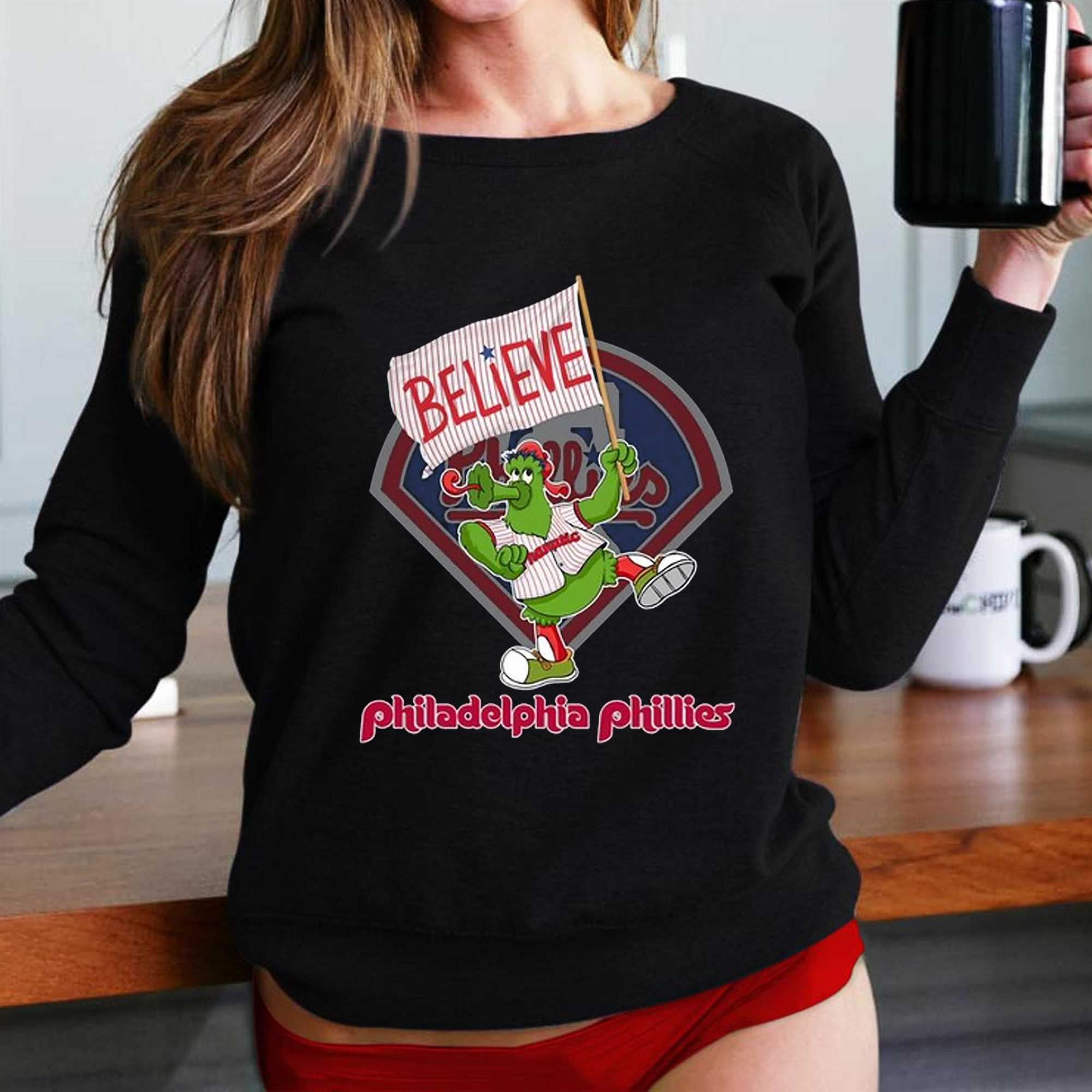 Phillies Believe Shirt Sweatshirt Hoodie Mens Womens Kids Movie