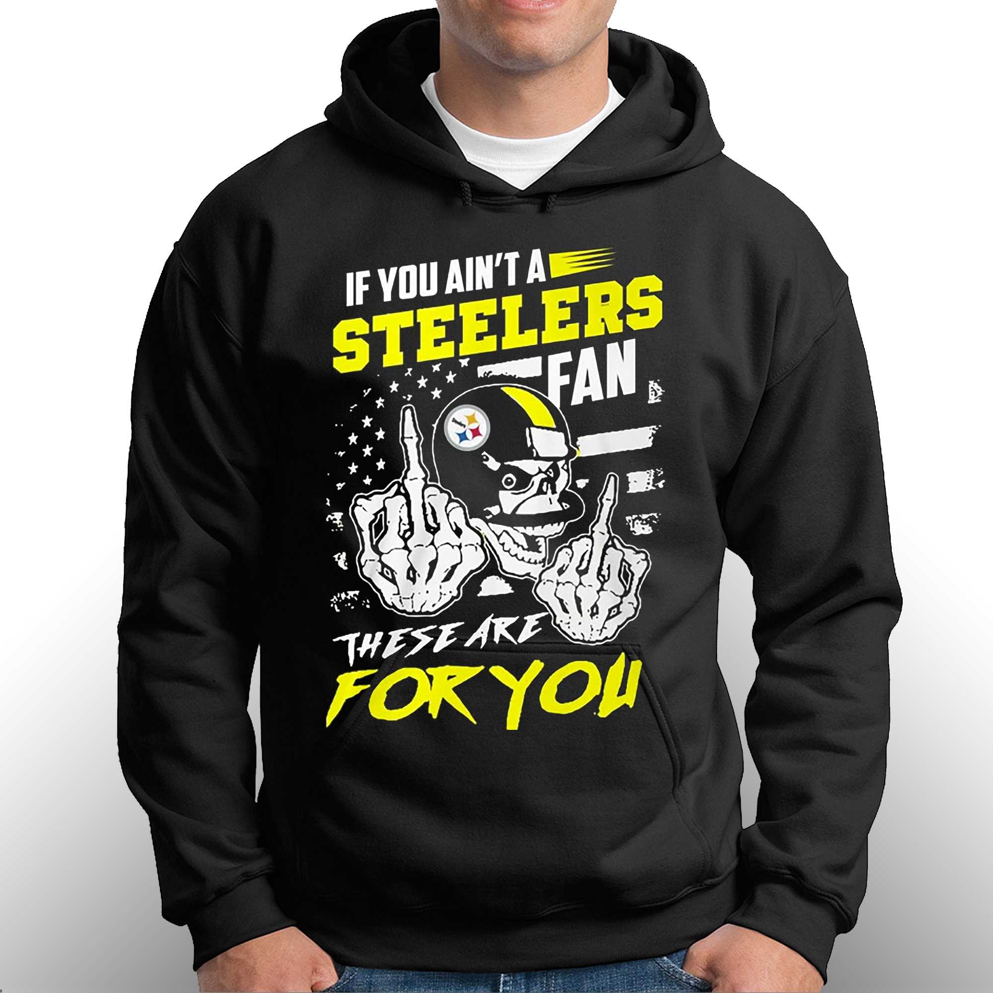 Pittsburgh Steelers Skull Ugly Christmas Sweater - Shibtee Clothing