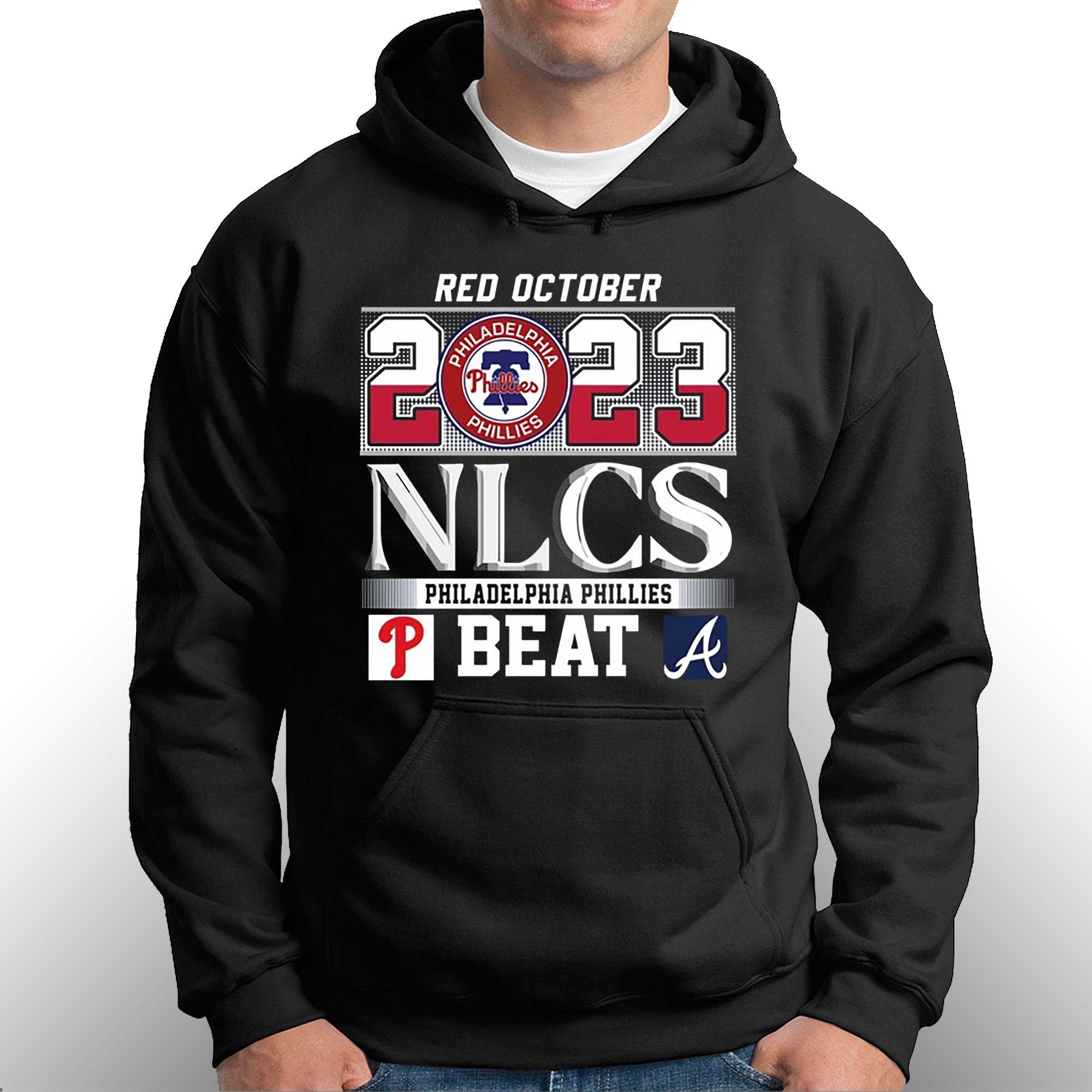 Red October Postseason 2023 Nlcs Philadelphia Phillies Beat Atlanta Braves  Shirt - Peanutstee