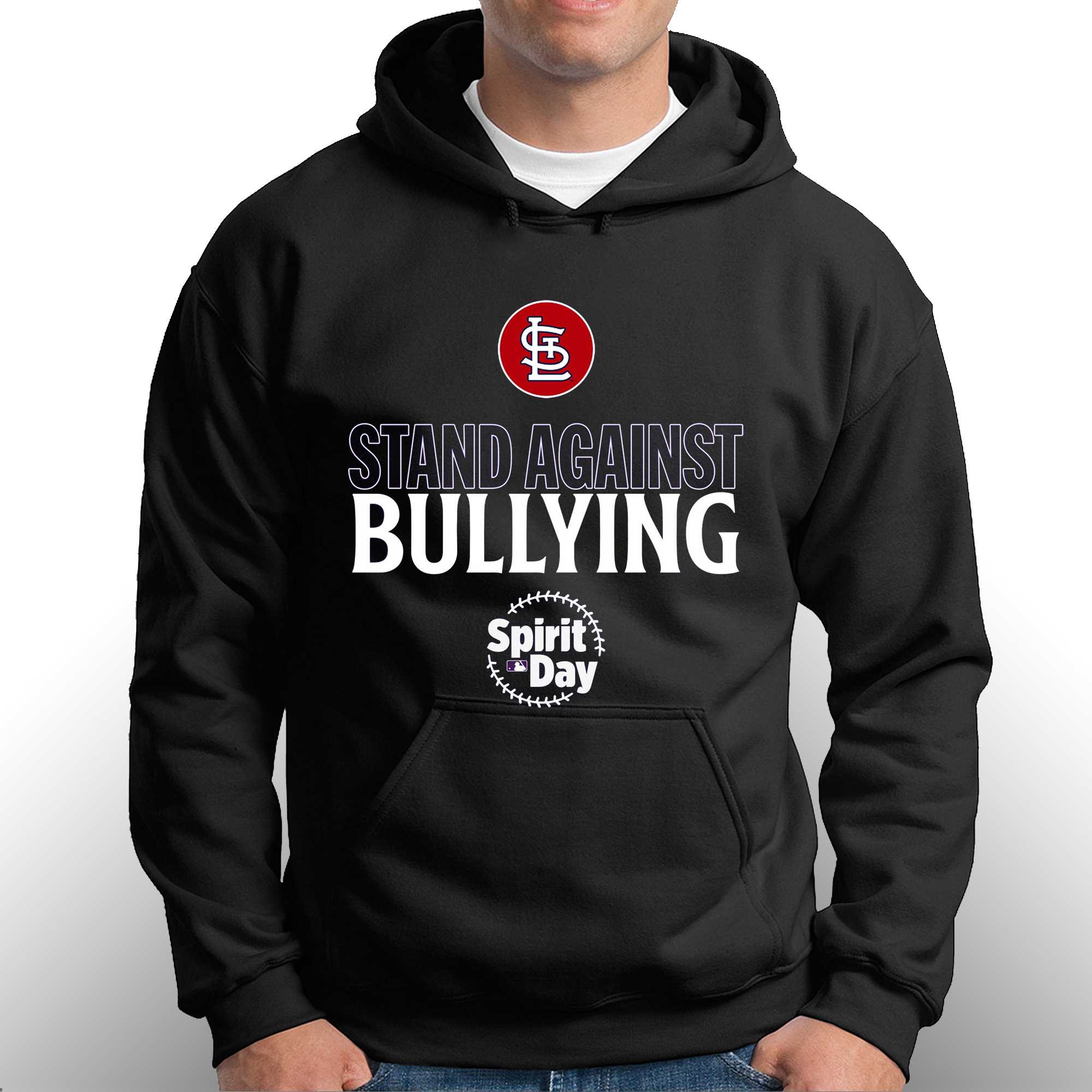 St Louis Cardinals Stand Against Bullying Spirit Day t shirt