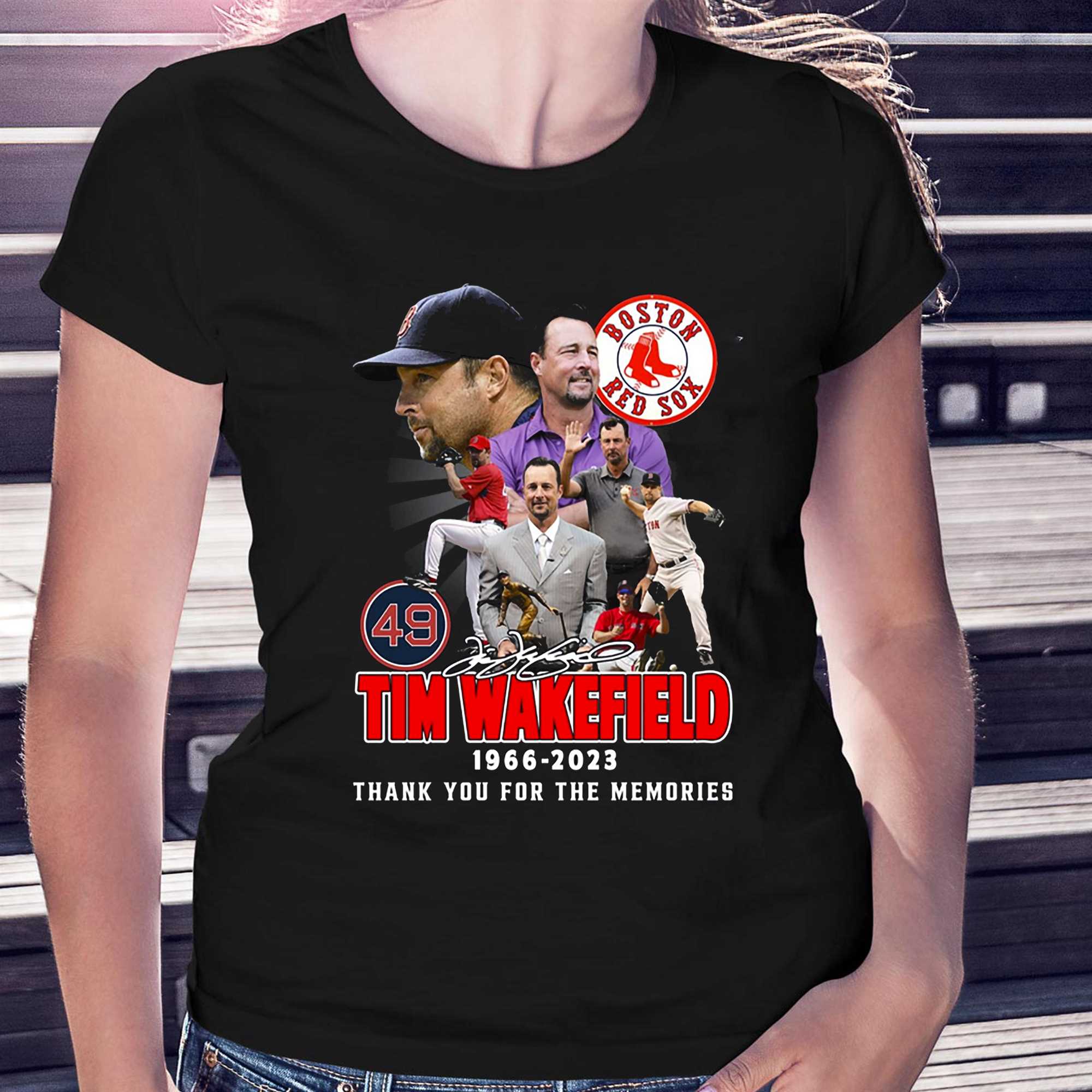 Tim Wakefield Boston Red Sox T-shirt - Shibtee Clothing